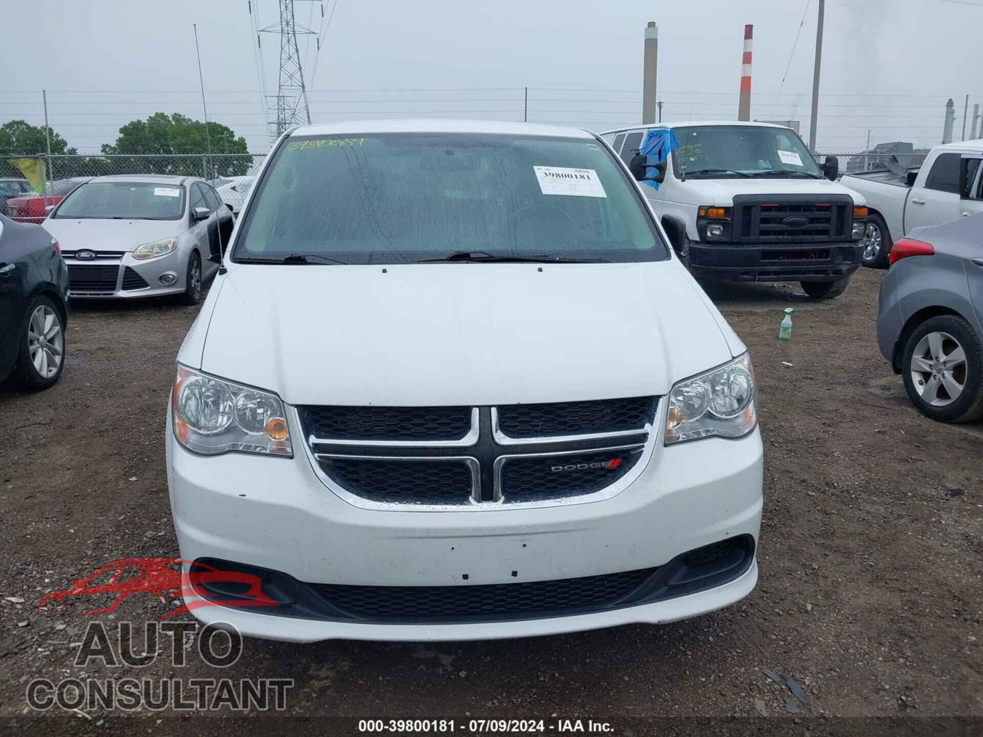 DODGE GRAND CARAVAN 2017 - 2C4RDGBG2HR646611
