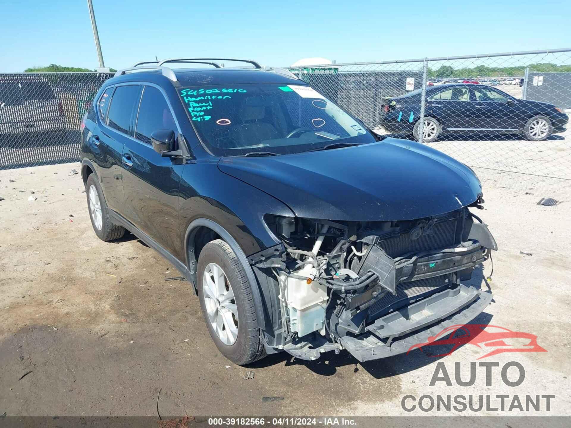 NISSAN ROGUE 2016 - KNMAT2MT4GP616393