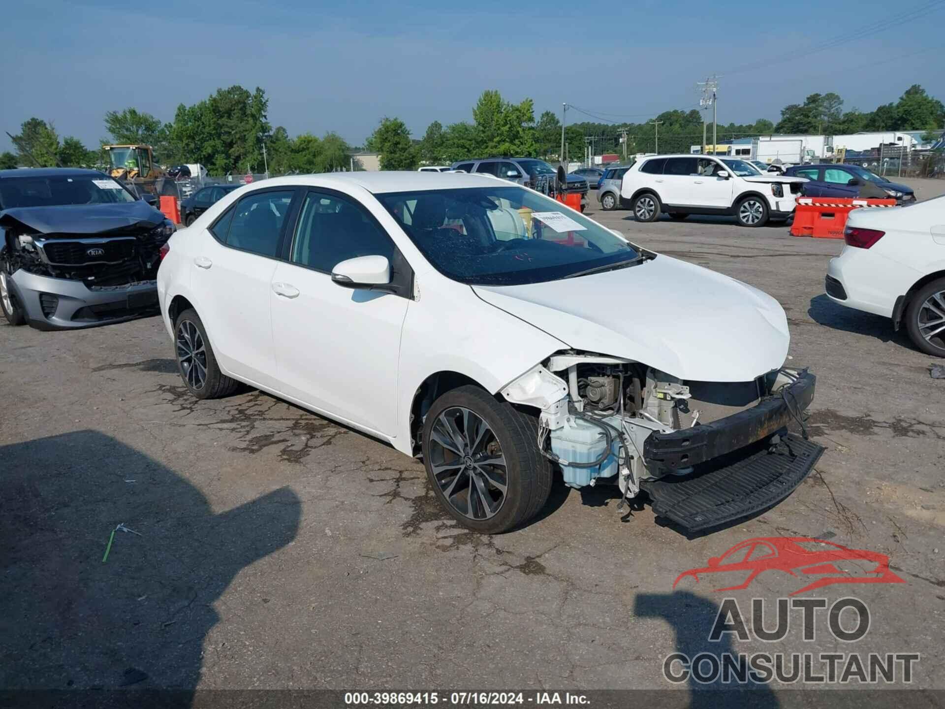 TOYOTA COROLLA 2017 - 5YFBURHE5HP649540