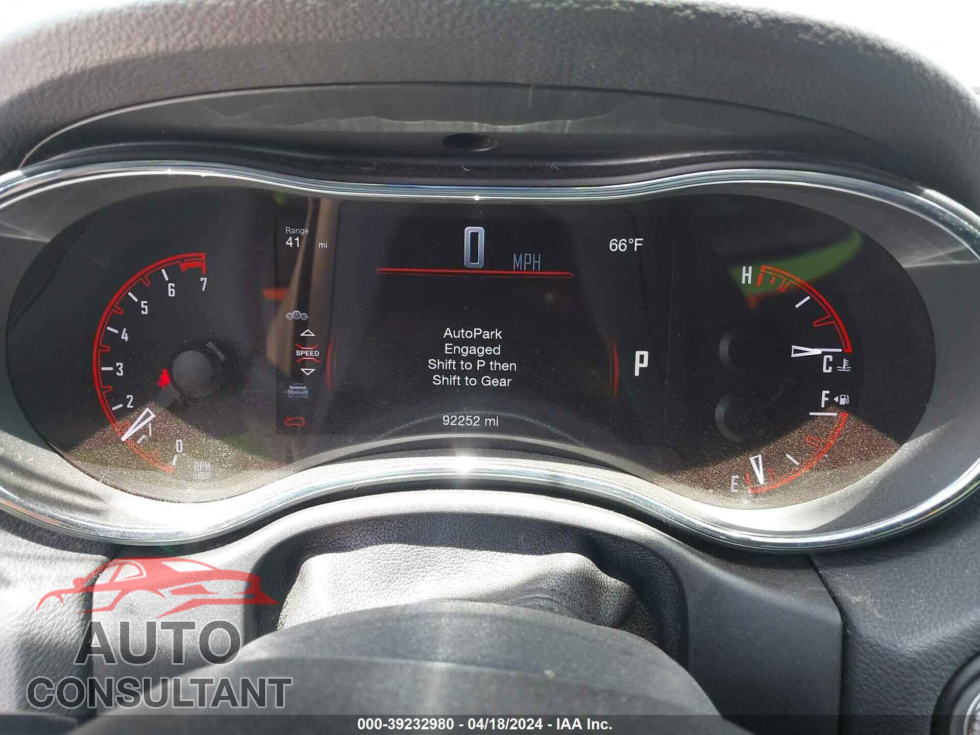 DODGE DURANGO 2018 - 1C4RDHAG0JC142290