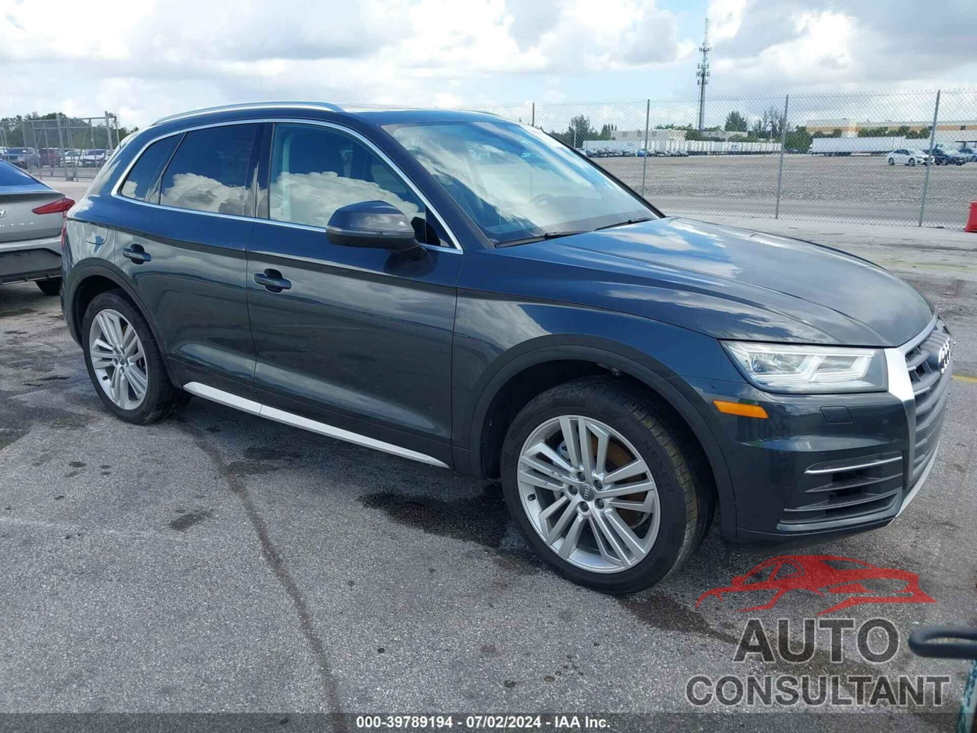 AUDI Q5 2019 - WA1BNAFY5K2135070