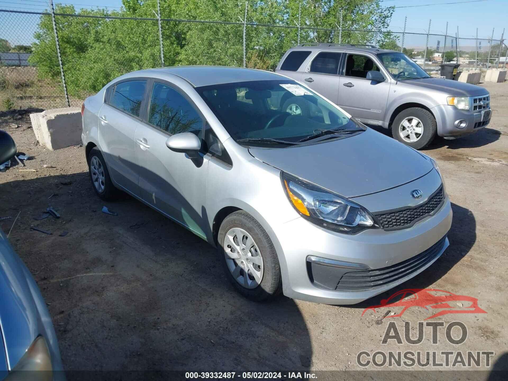 KIA RIO 2017 - KNADM4A32H6113489