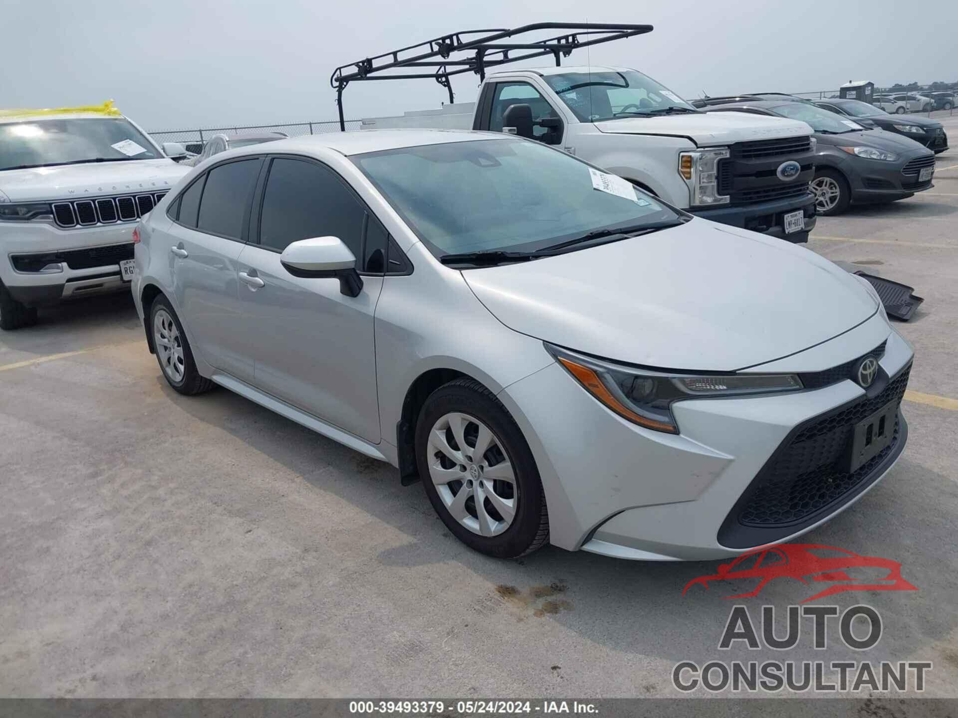 TOYOTA COROLLA 2020 - 5YFEPRAE0LP100044