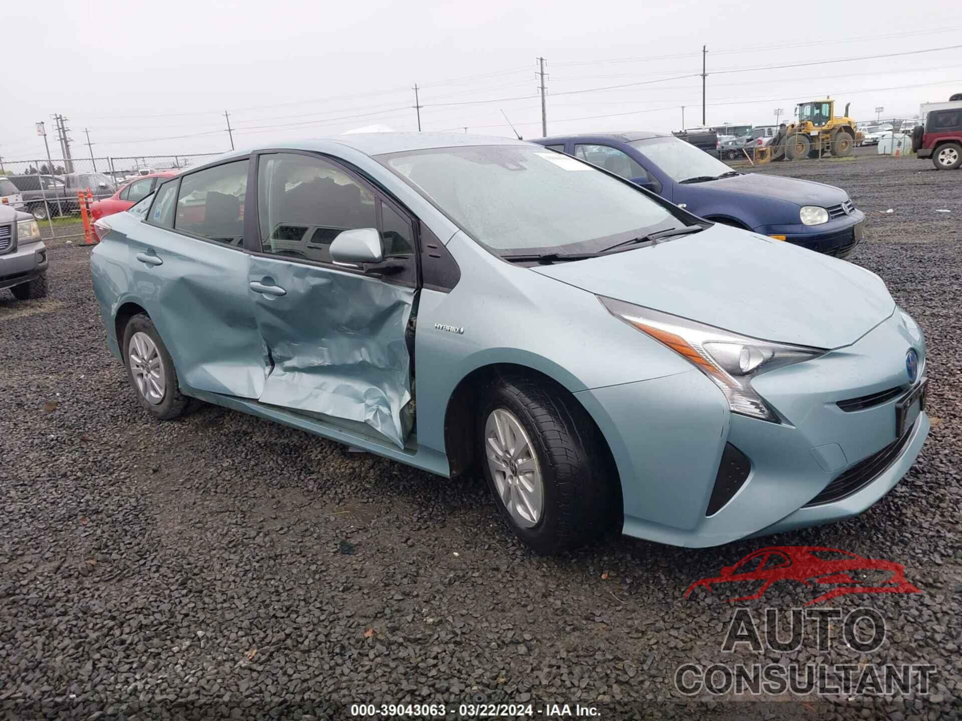 TOYOTA PRIUS 2017 - JTDKBRFU6H3030180