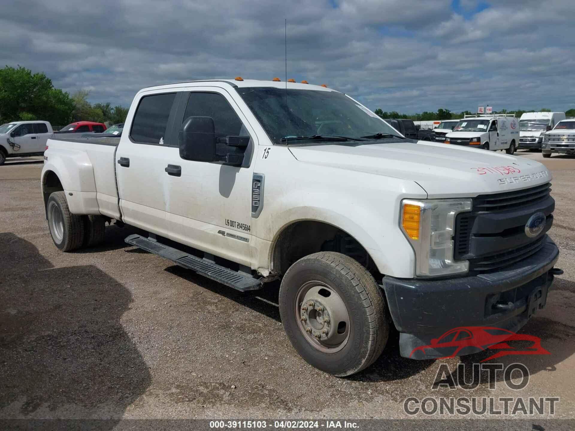 FORD F-350 2017 - 1FT8W3DT1HEC22830