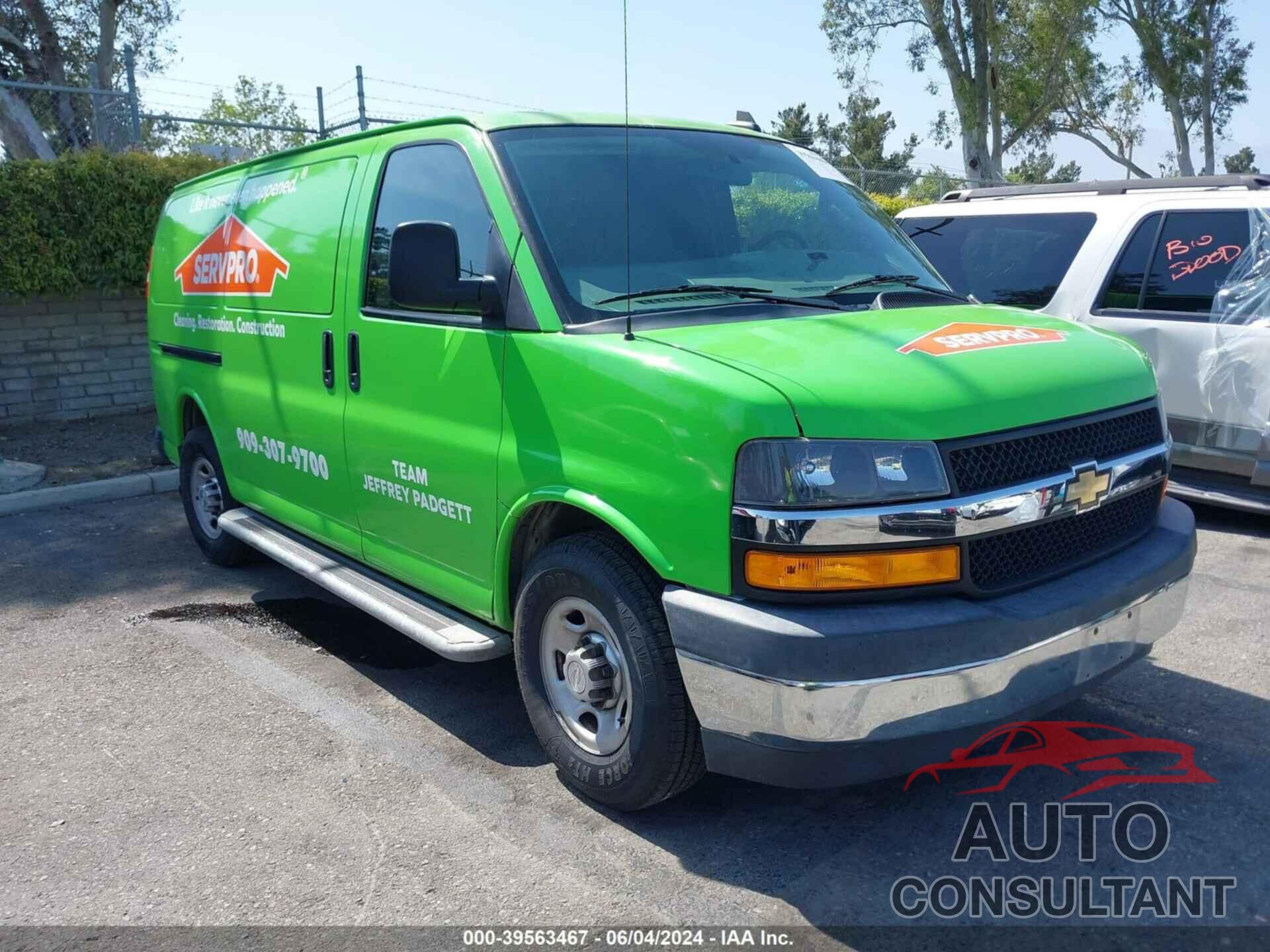 CHEVROLET EXPRESS 2500 2019 - 1GCWGAFG6K1289141