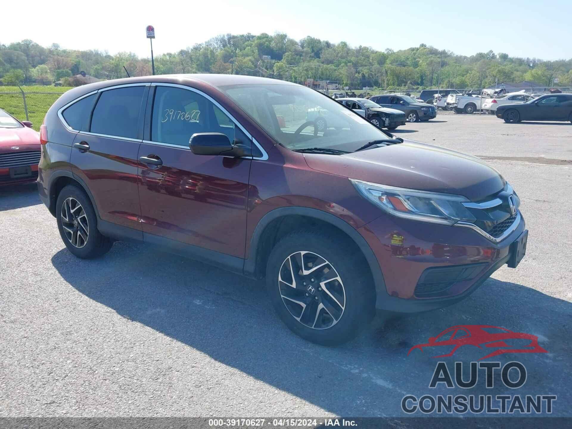 HONDA CR-V 2016 - 5J6RM4H45GL134225