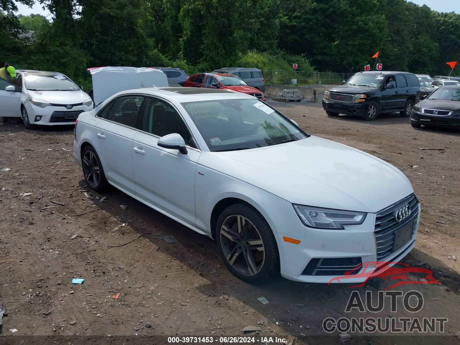 AUDI A4 2017 - WAUENAF49HN015552