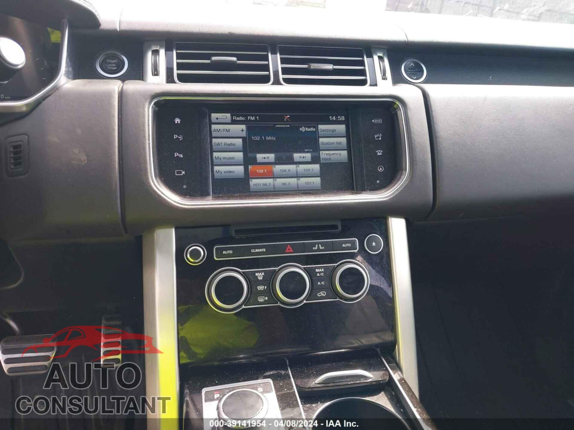 LAND ROVER RANGE ROVER 2016 - SALGS2EF6GA247683