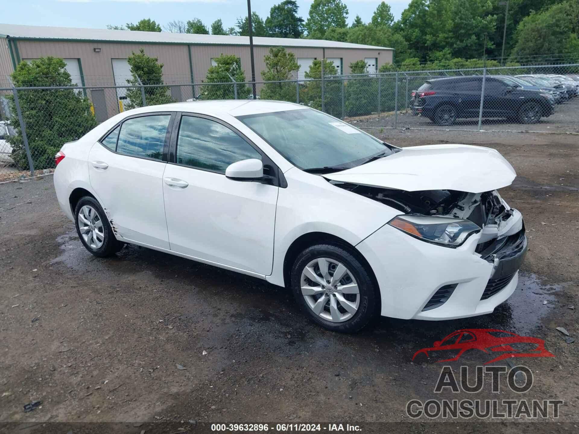 TOYOTA COROLLA 2016 - 5YFBURHE6GP503694