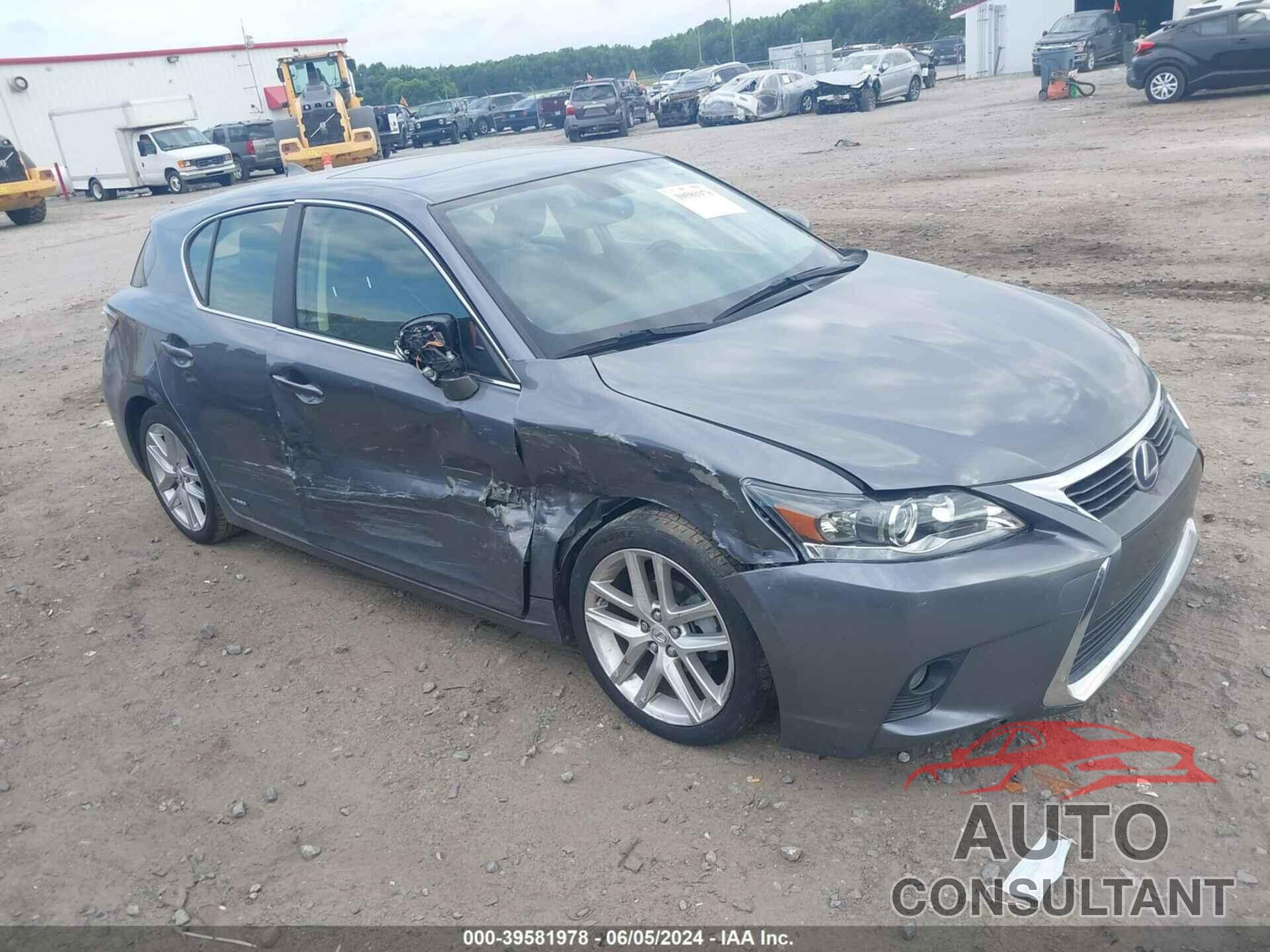 LEXUS CT 200H 2017 - JTHKD5BH8H2293478