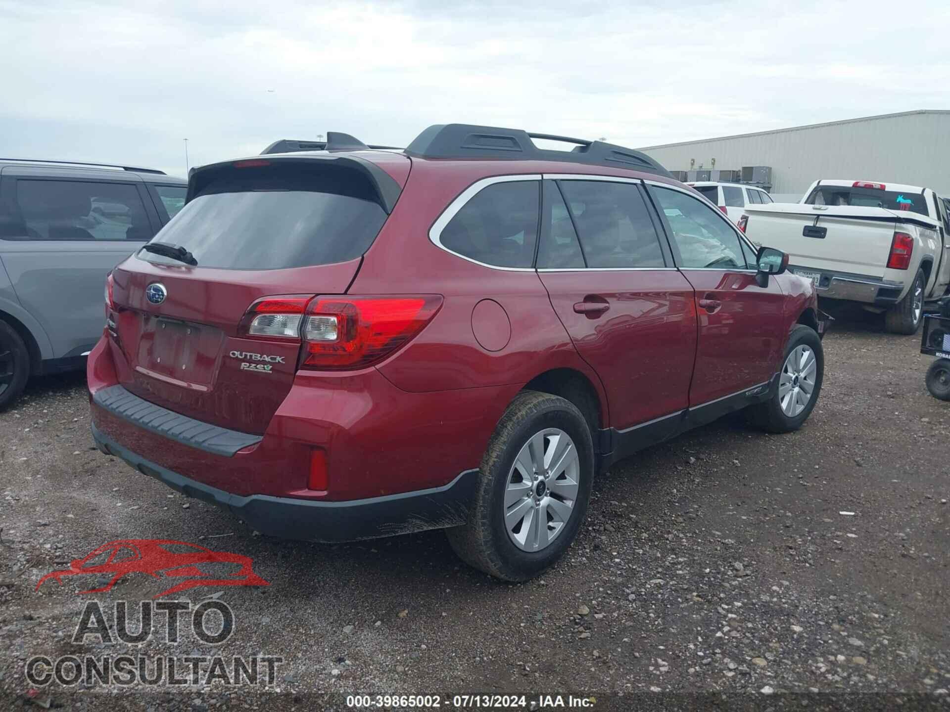 SUBARU OUTBACK 2017 - 4S4BSACC9H3340347