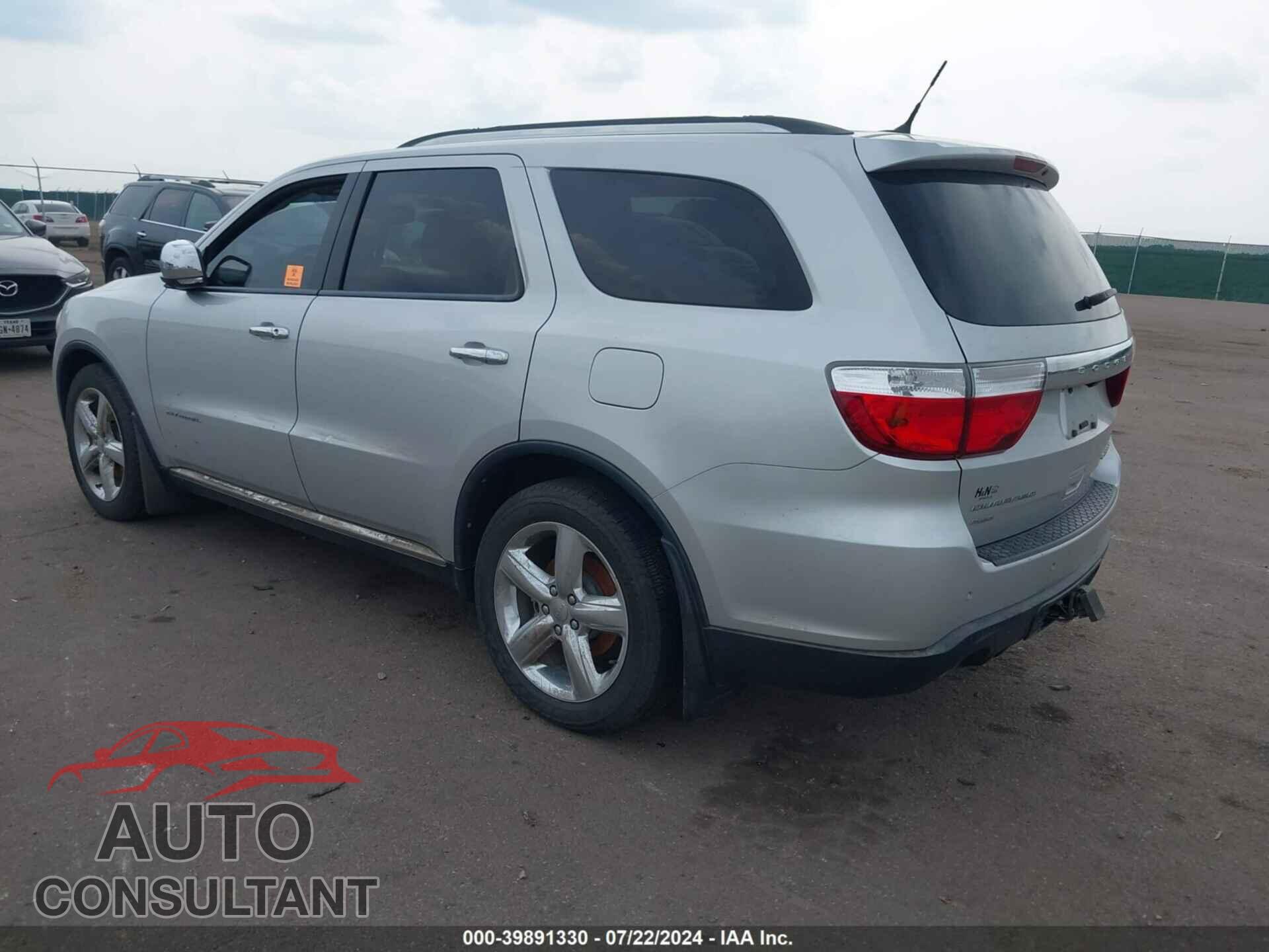 DODGE DURANGO 2013 - 1C4SDJET8DC602462