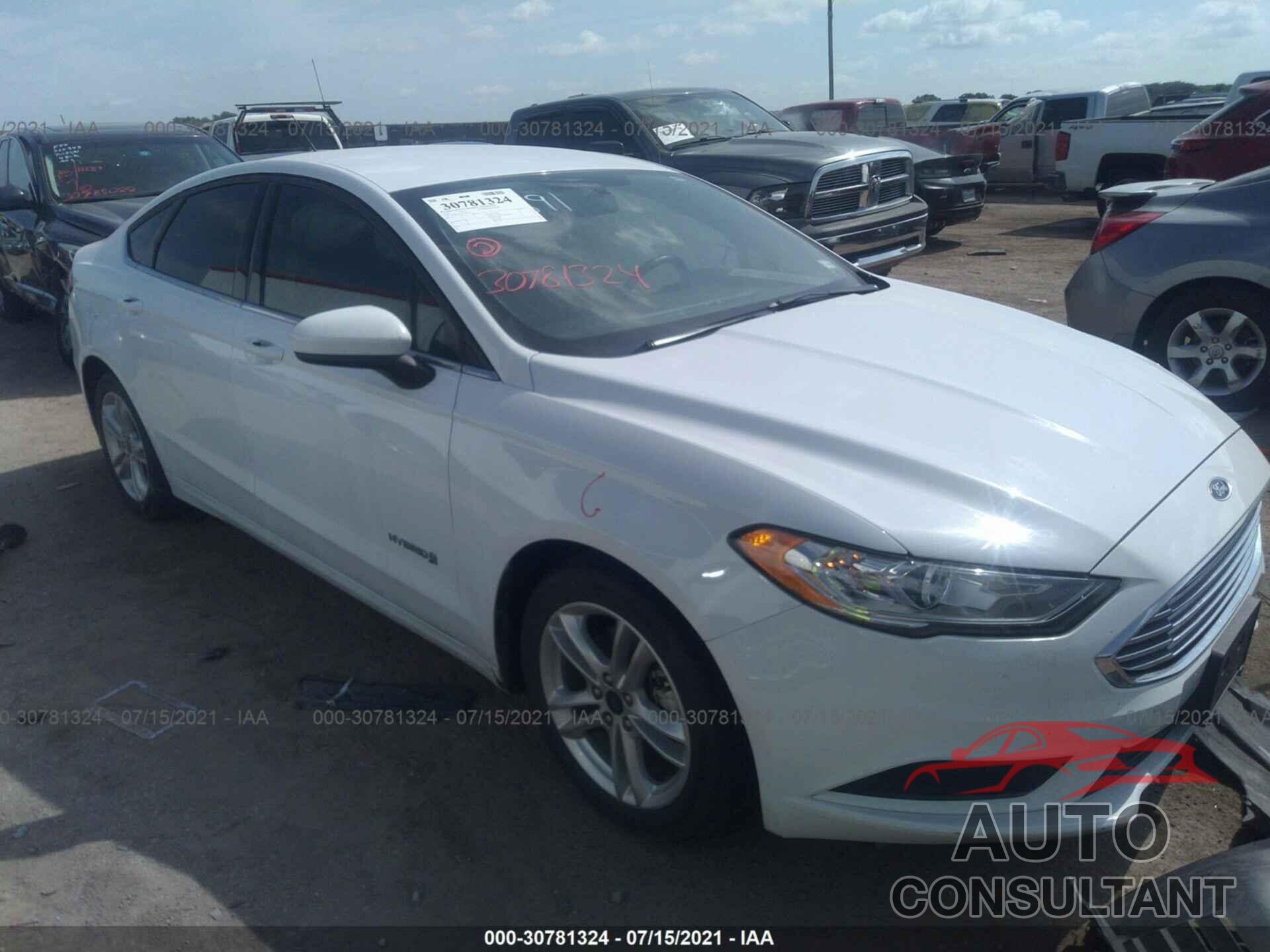 FORD FUSION HYBRID 2018 - 3FA6P0UU0JR260019