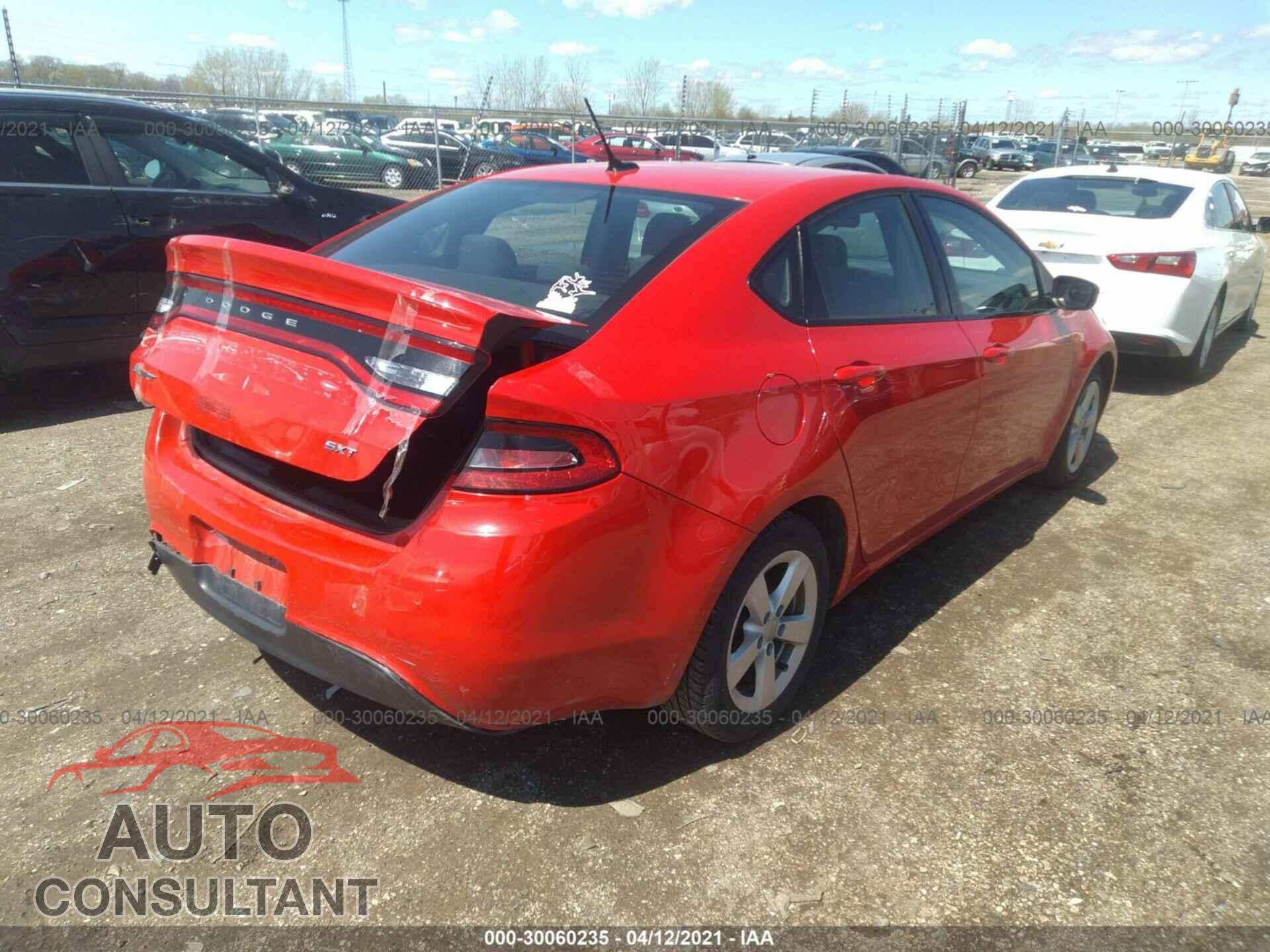 DODGE DART 2016 - 1C3CDFBB5GD629666
