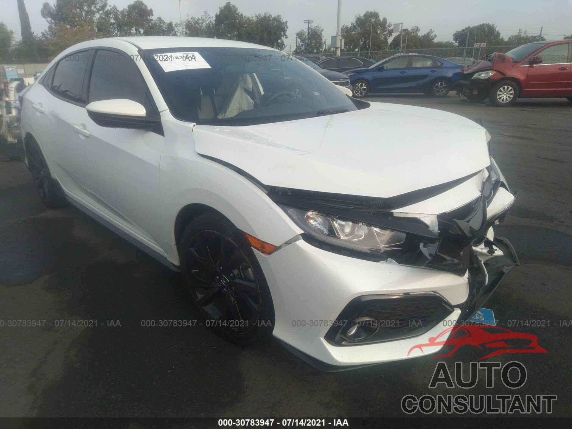 HONDA CIVIC HATCHBACK 2017 - SHHFK7H48HU409458