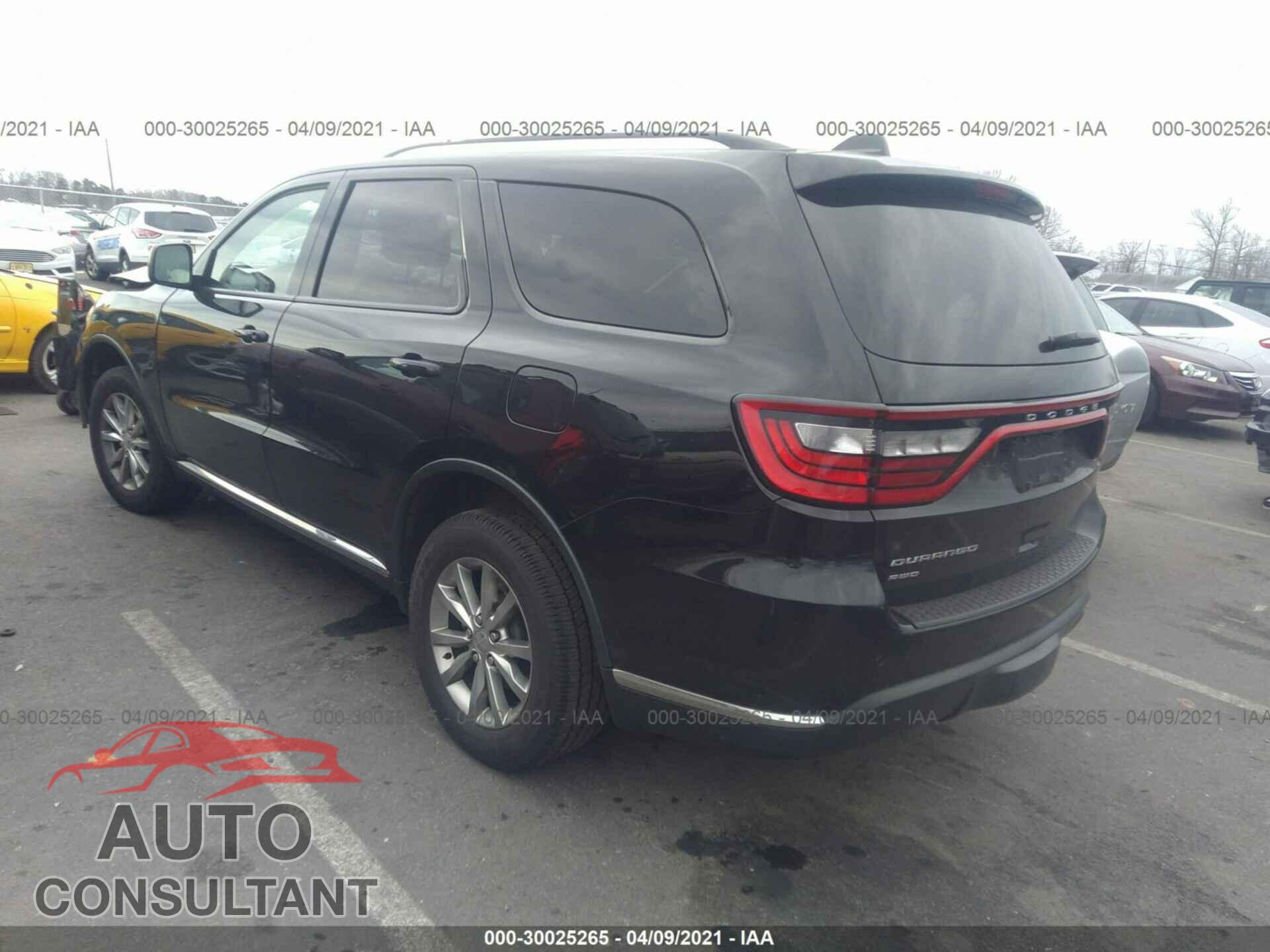 DODGE DURANGO 2017 - 1C4RDJAG7HC691048