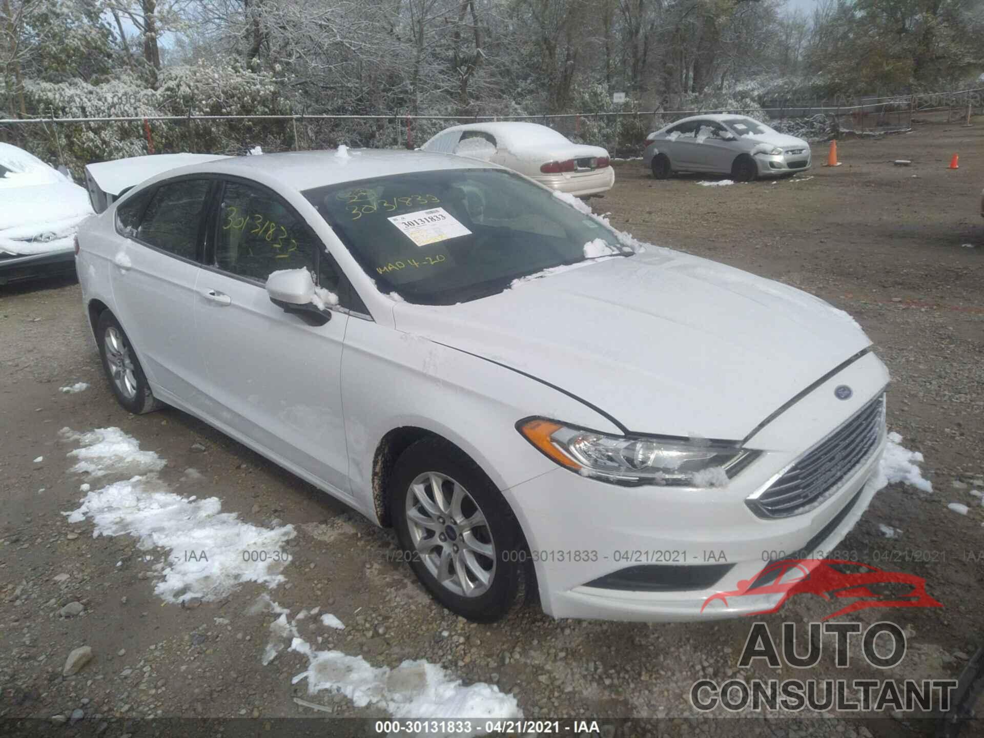 FORD FUSION 2017 - 3FA6P0G7XHR280410