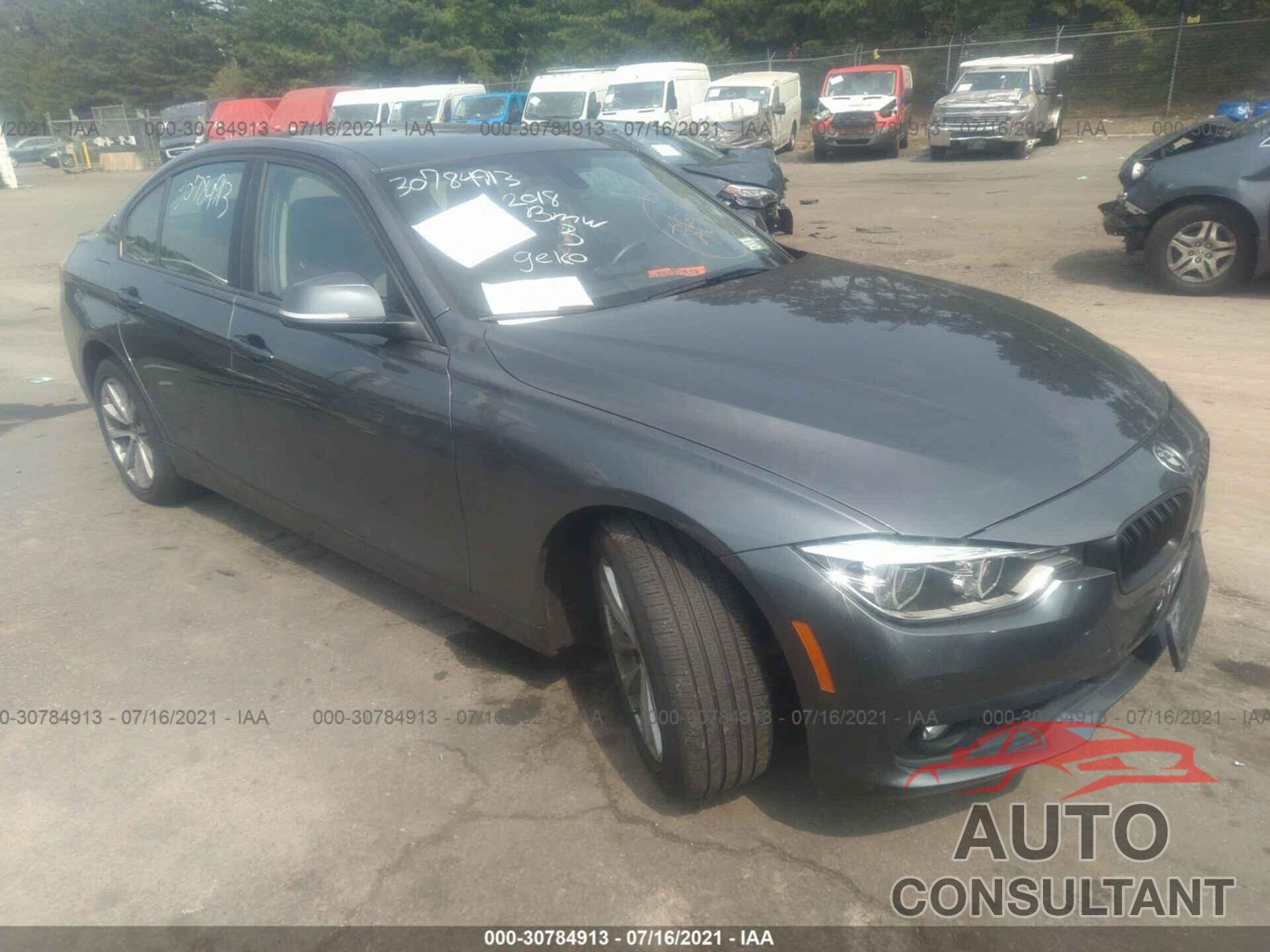 BMW 3 SERIES 2018 - WBA8A3C55JA358664