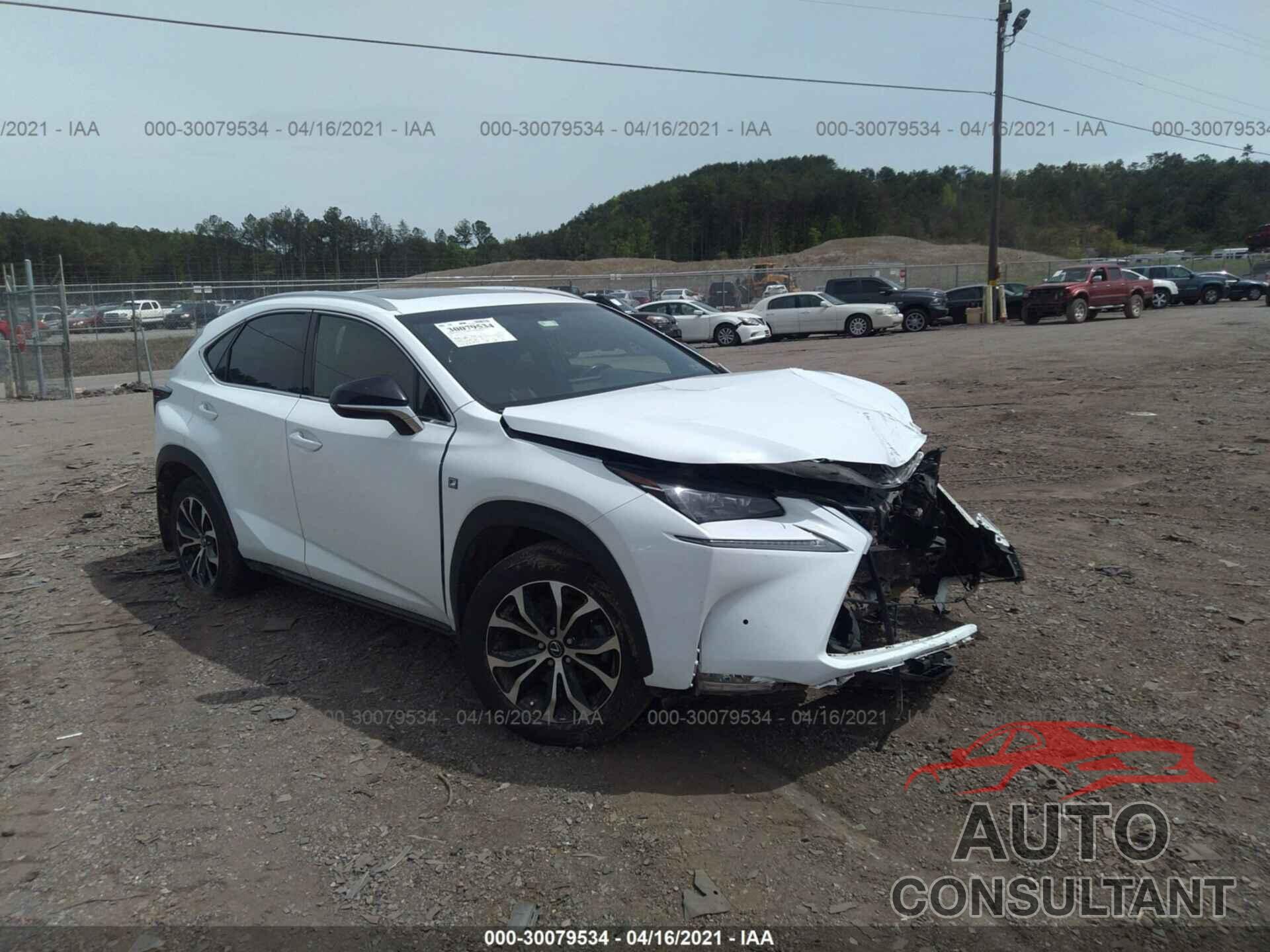 LEXUS NX 2017 - JTJBARBZ8H2129381