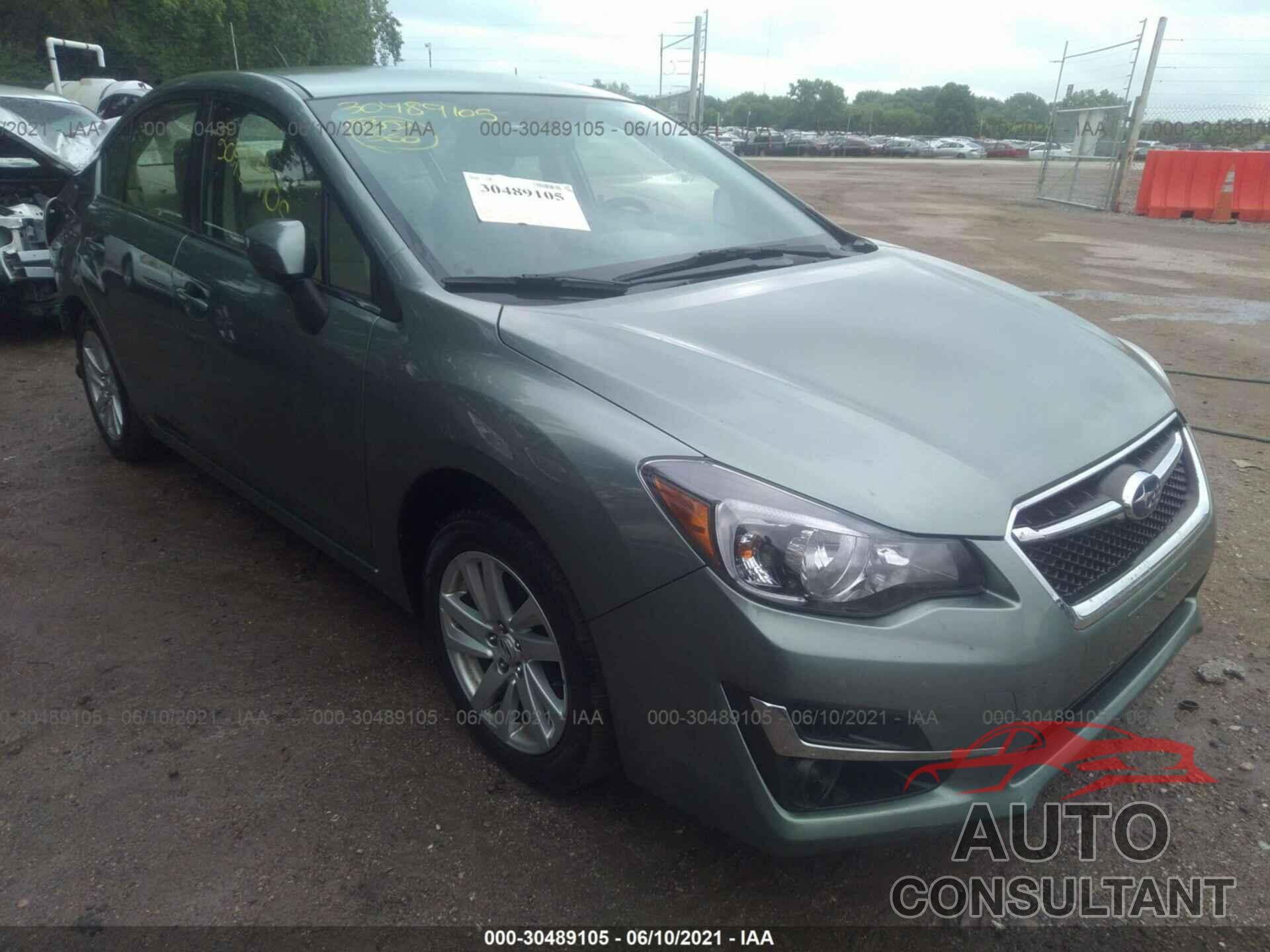 SUBARU IMPREZA SEDAN 2016 - JF1GJAB69GH009249