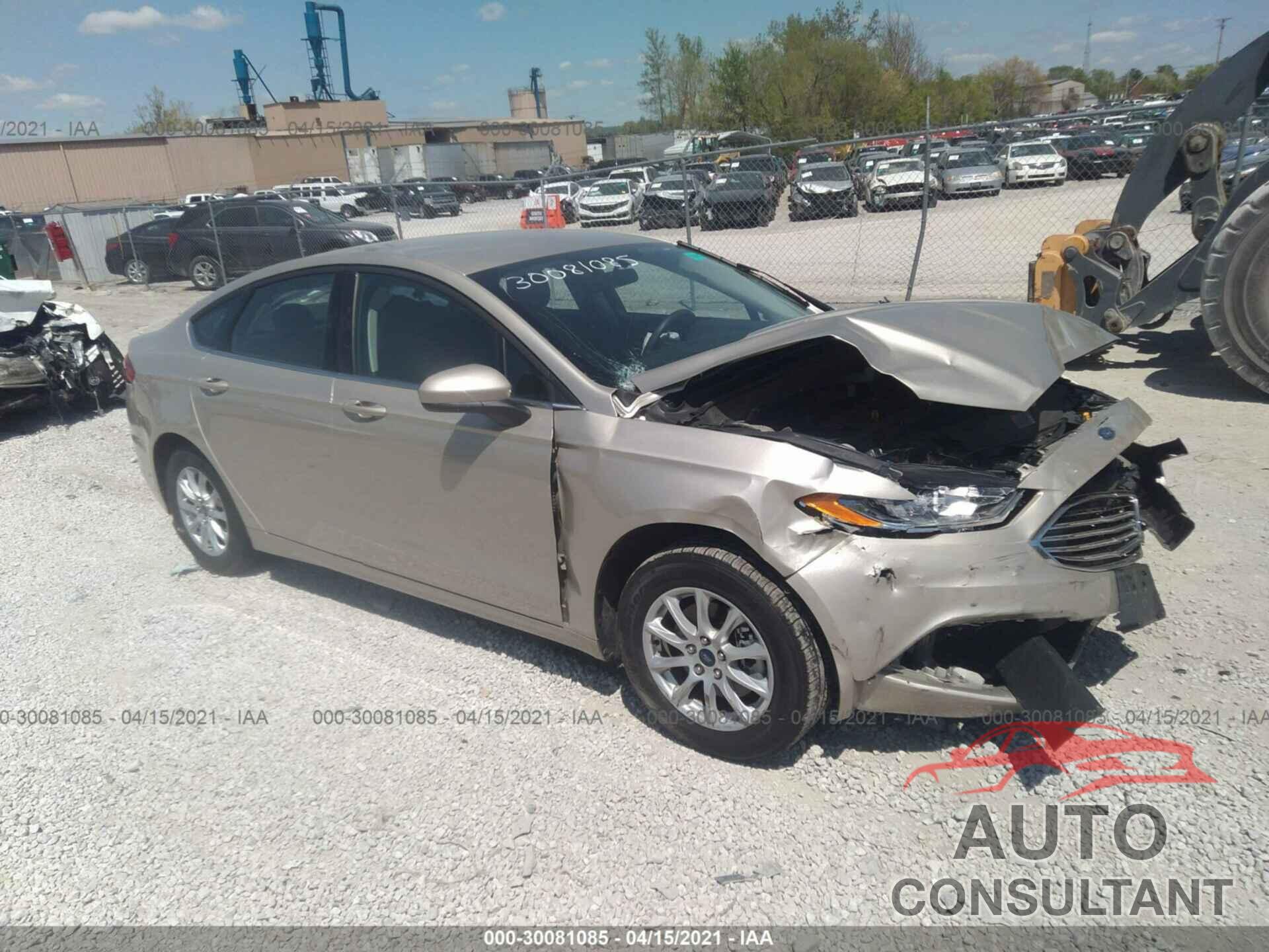 FORD FUSION 2017 - 3FA6P0G72HR213395