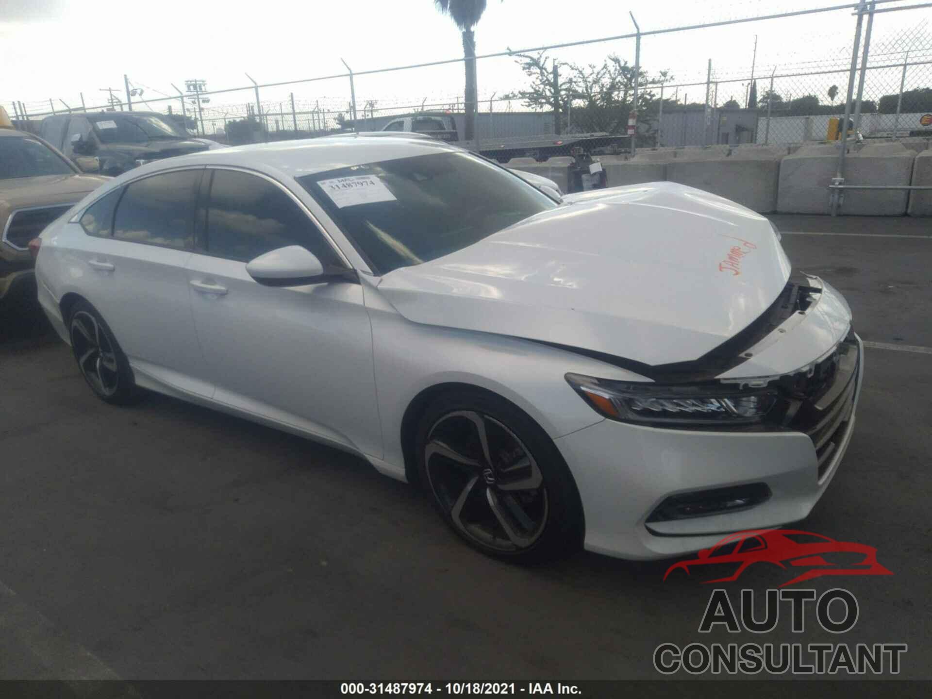 HONDA ACCORD SEDAN 2019 - 1HGCV1F30KA124662