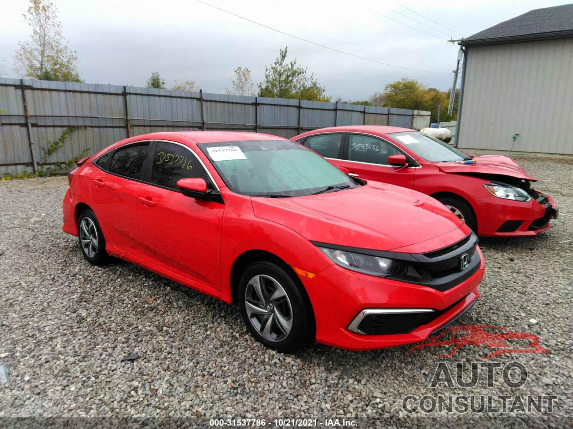 HONDA CIVIC SEDAN 2019 - 2HGFC2F69KH562908