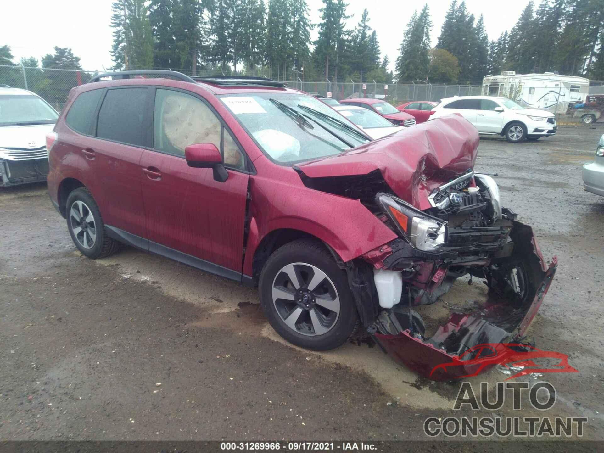 SUBARU FORESTER 2018 - JF2SJAGC2JH438079