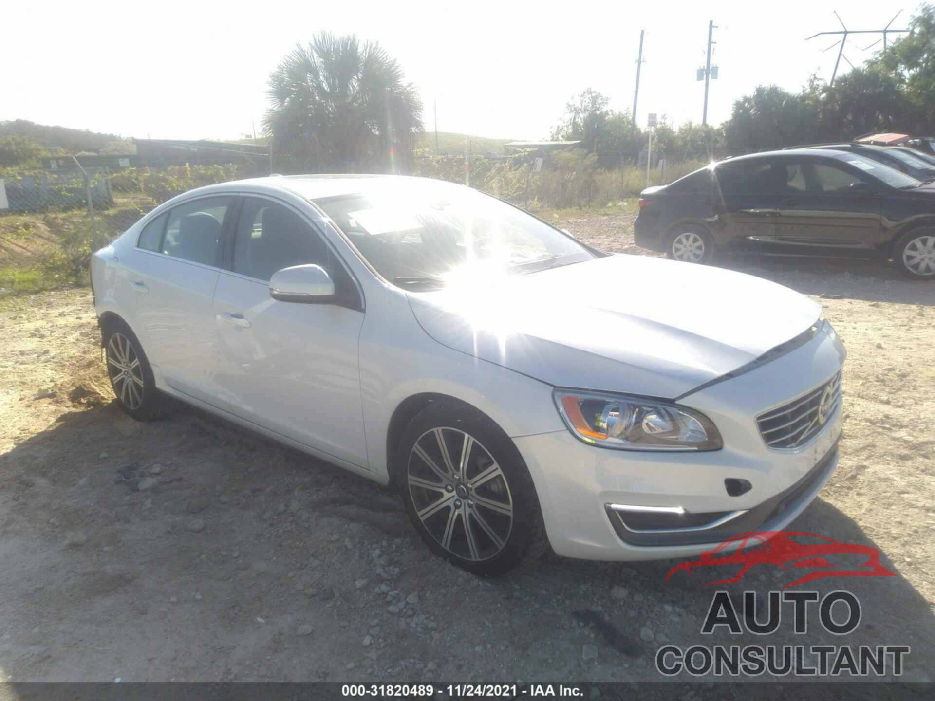 VOLVO S60 INSCRIPTION 2016 - LYV612TK4GB093389