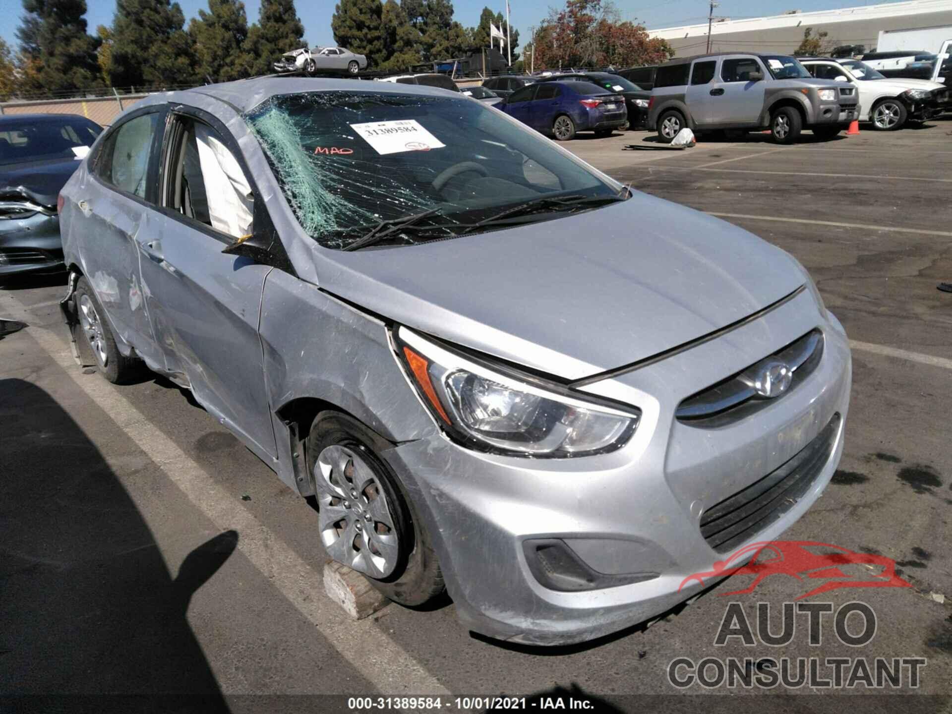 HYUNDAI ACCENT 2016 - KMHCT4AE7GU997390