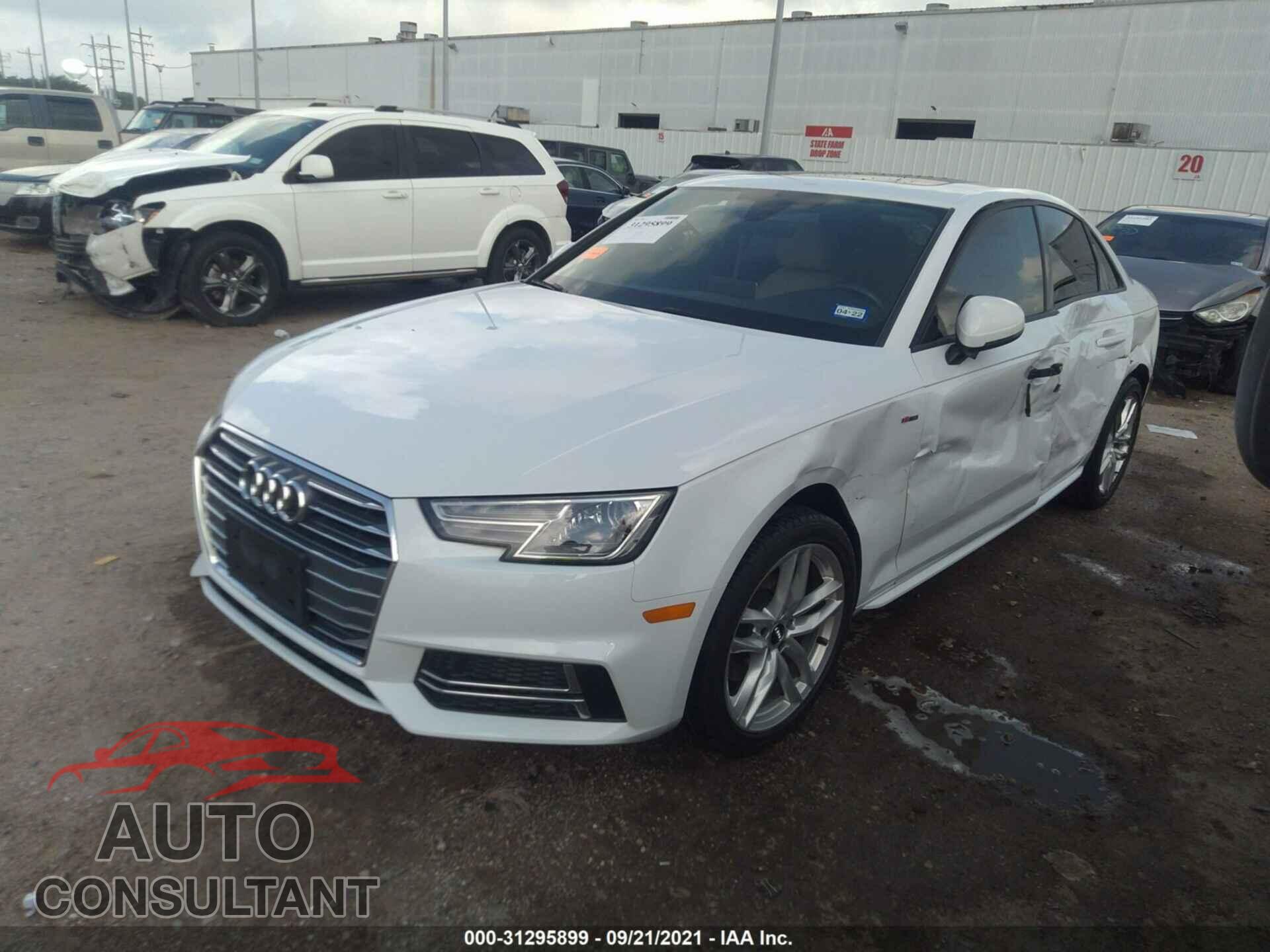 AUDI A4 2017 - WAUKMAF41HN058370
