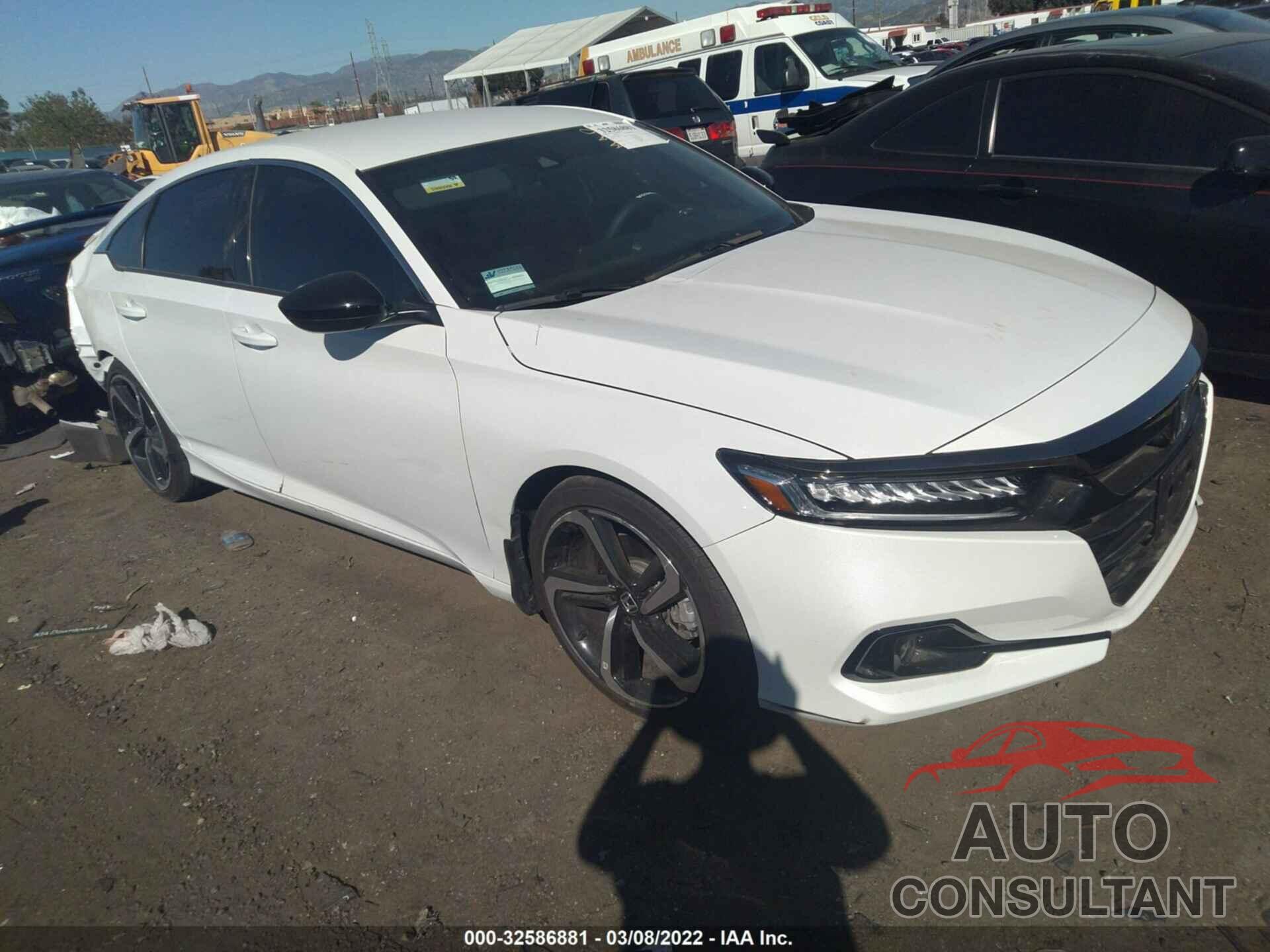 HONDA ACCORD SEDAN 2021 - 1HGCV1F3XMA055286