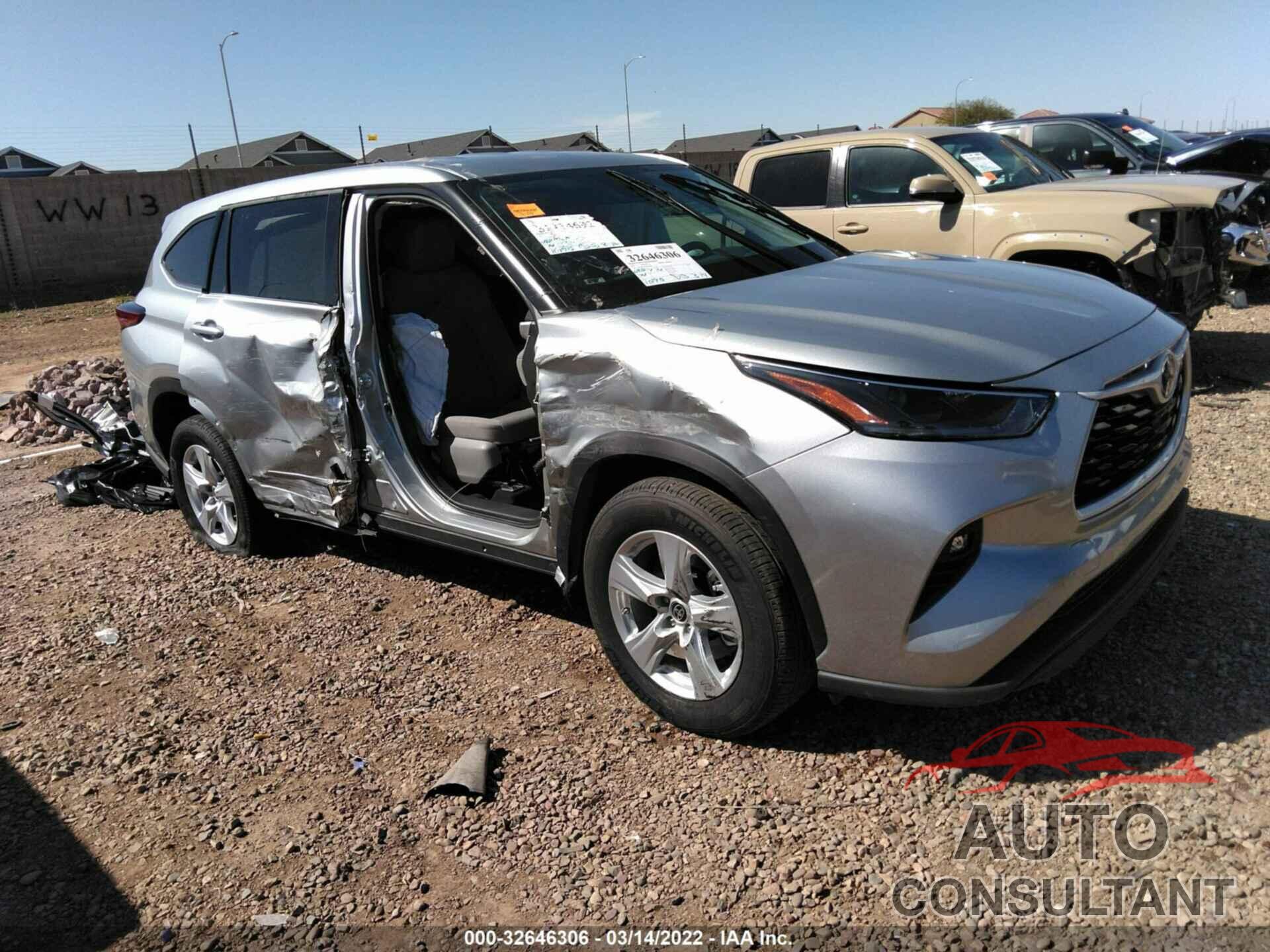 TOYOTA HIGHLANDER 2021 - 5TDZZRAH6MS516825