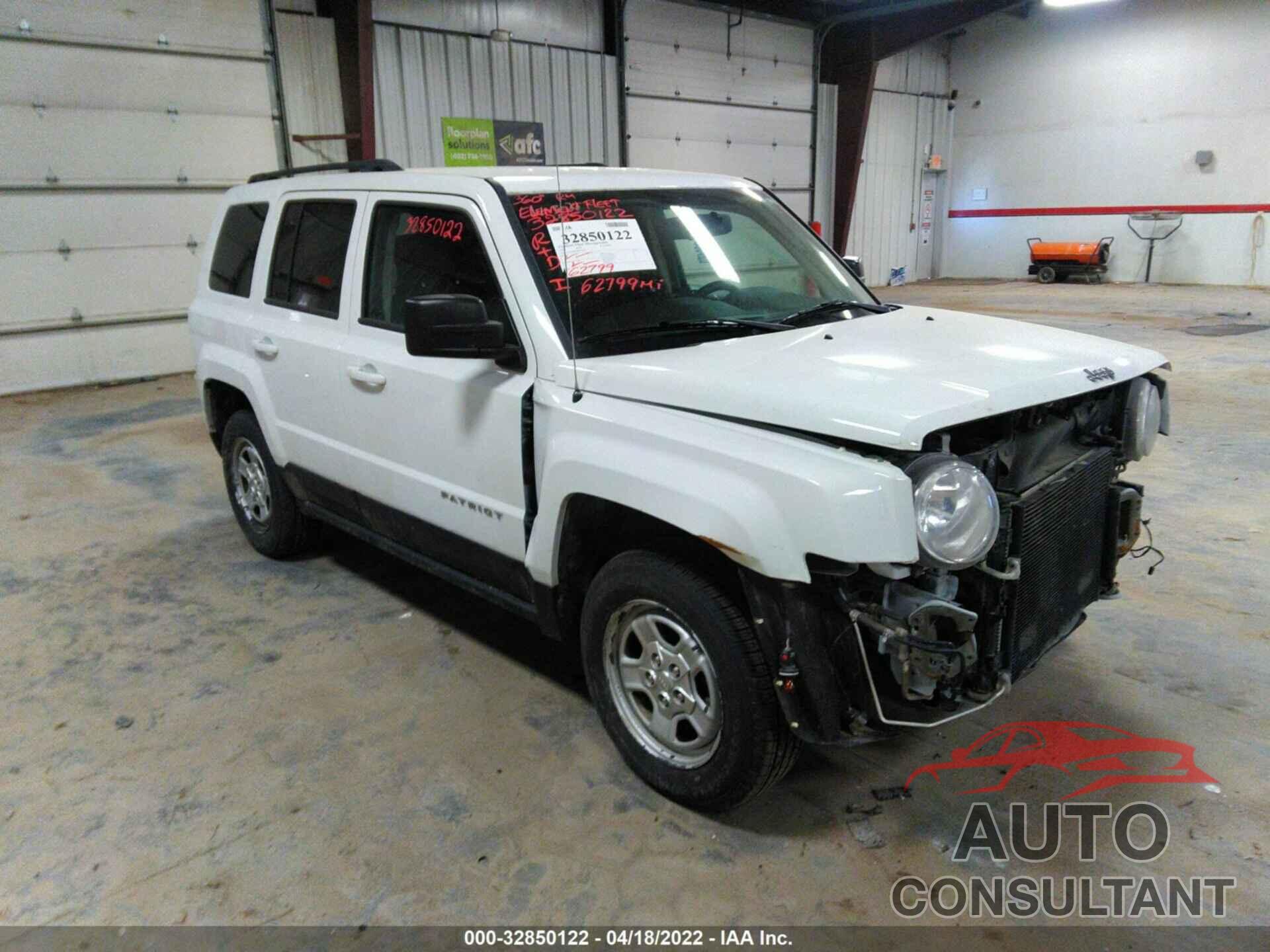 JEEP PATRIOT 2016 - 1C4NJRBB5GD631836