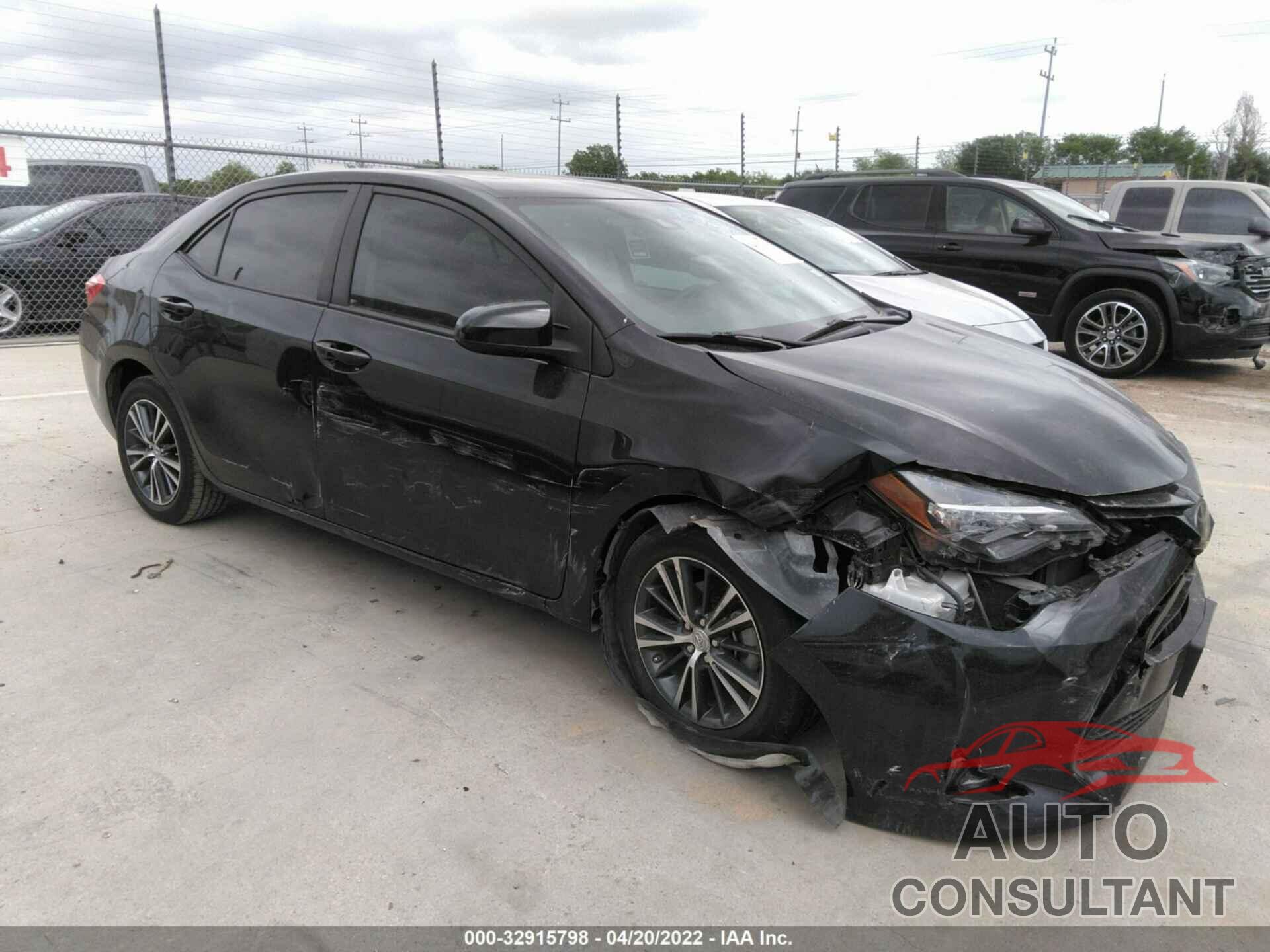 TOYOTA COROLLA 2018 - 5YFBURHE7JP782595