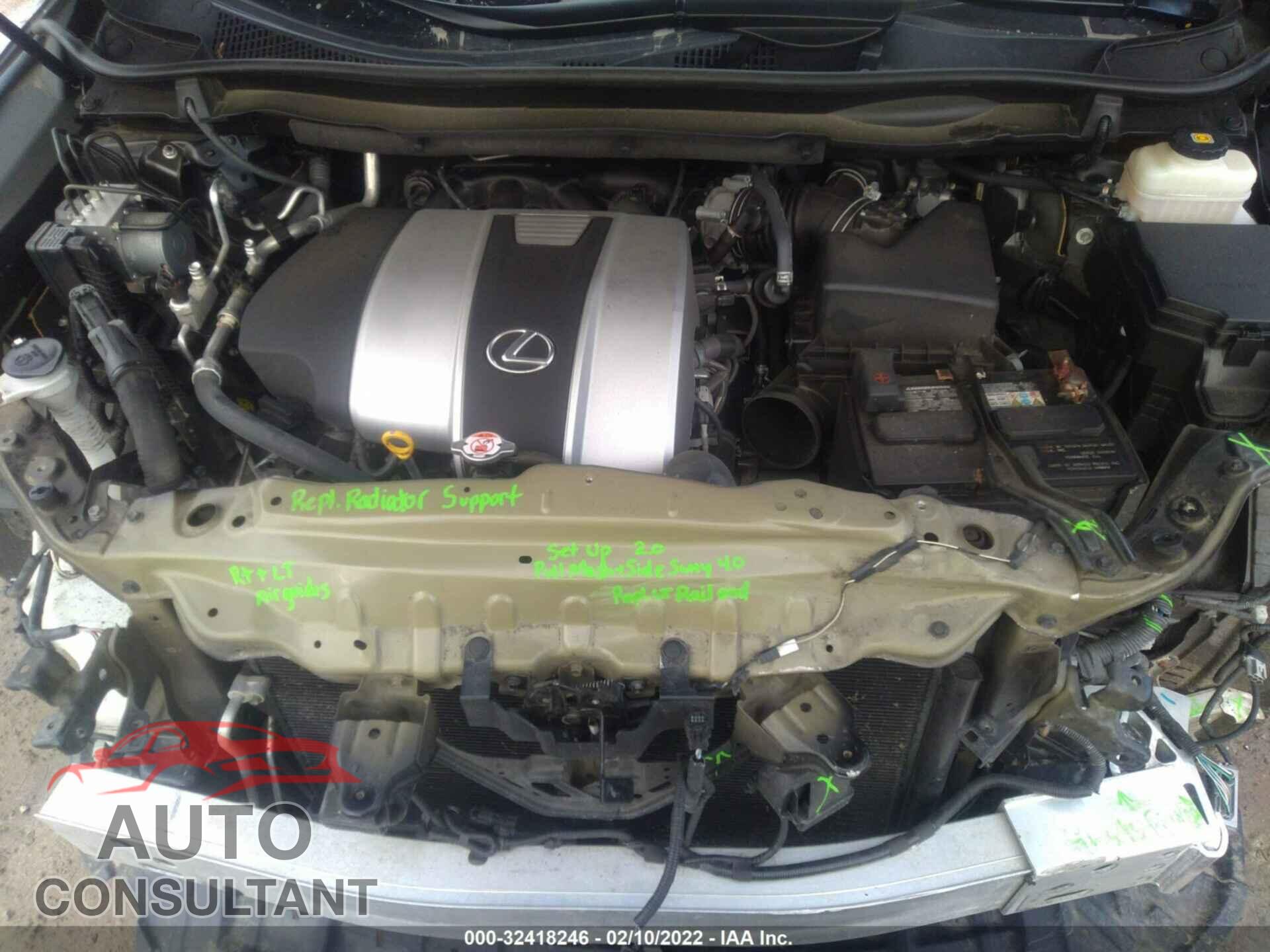 LEXUS RX 2017 - 2T2BZMCA7HC118523