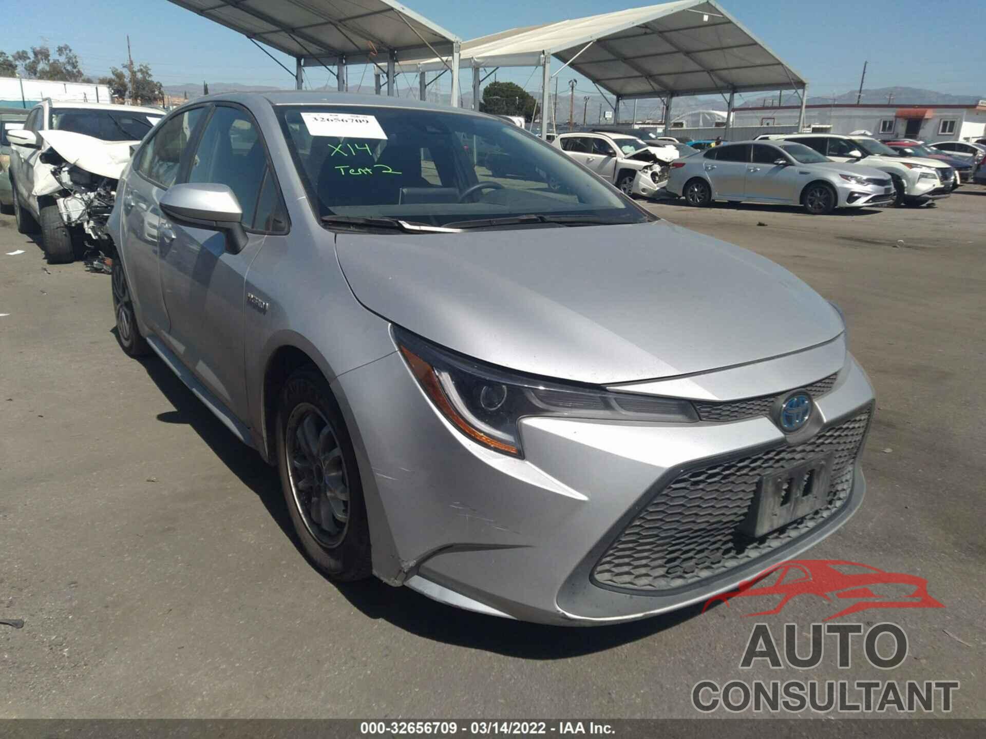 TOYOTA COROLLA 2021 - JTDEAMDE8MJ034171