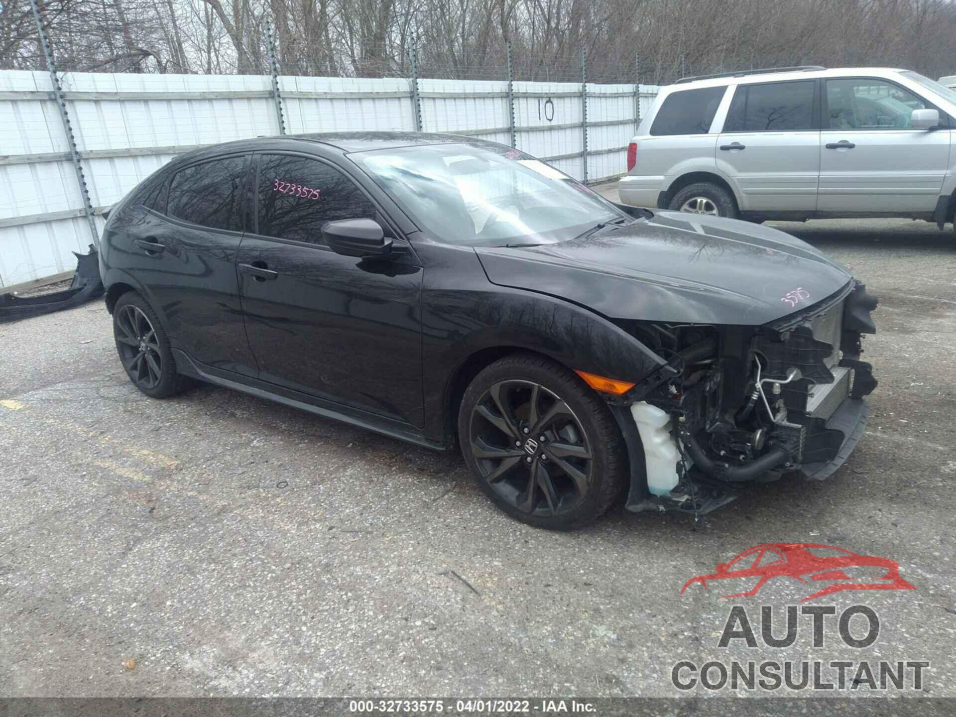 HONDA CIVIC HATCHBACK 2018 - SHHFK7G41JU200974