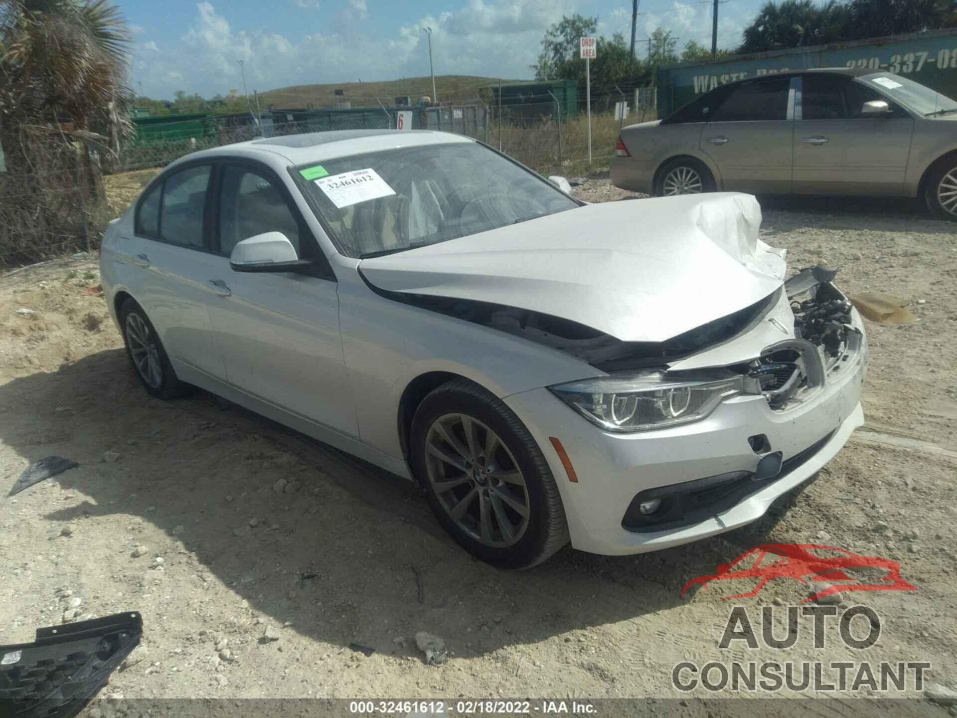 BMW 3 SERIES 2018 - WBA8E1G55JNU92506