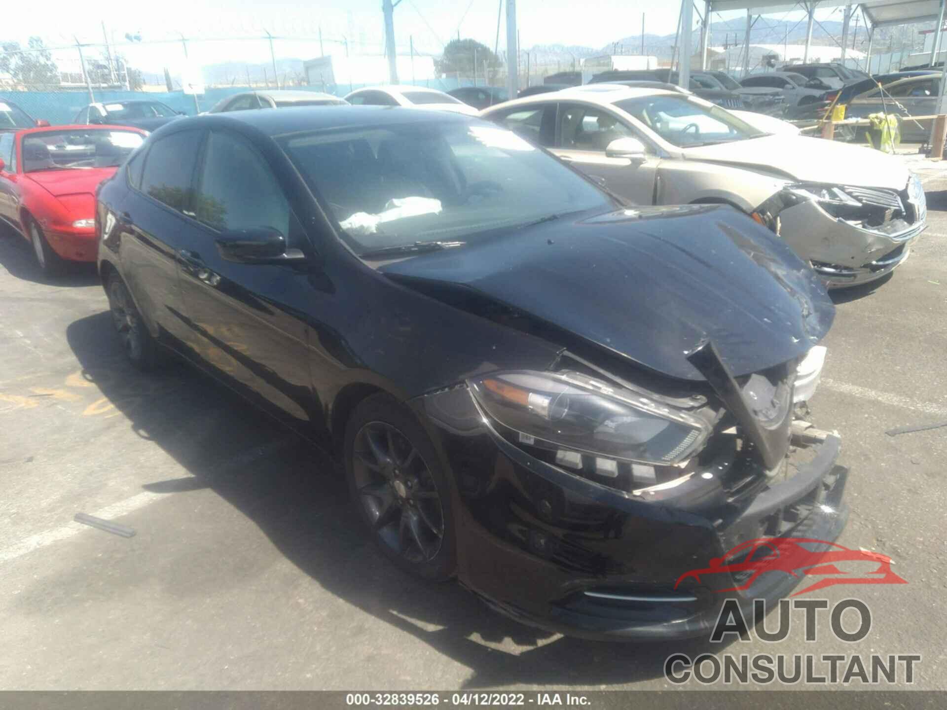 DODGE DART 2016 - 1C3CDFAA8GD516240