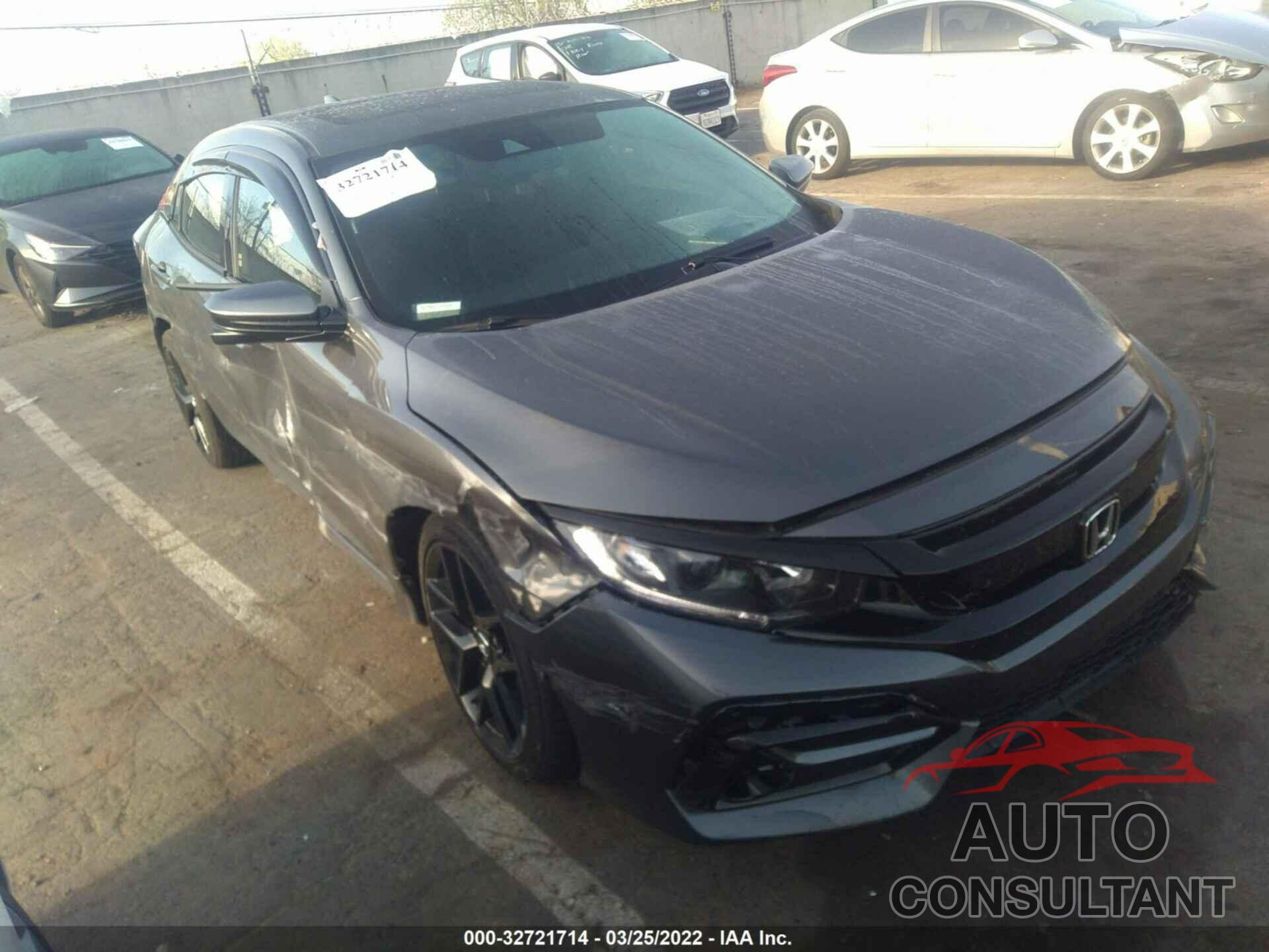 HONDA CIVIC HATCHBACK 2021 - SHHFK7H68MU426885