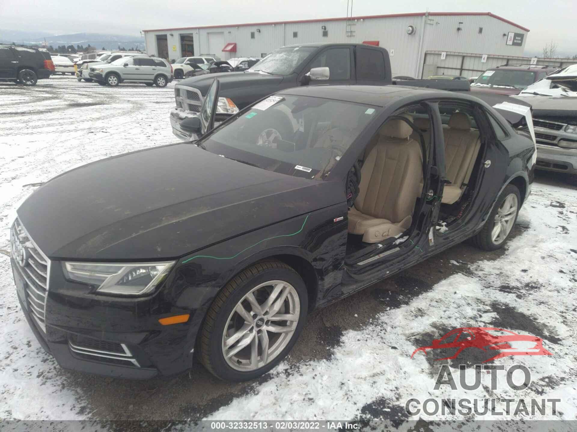 AUDI A4 2017 - WAUDNAF4XHN040794