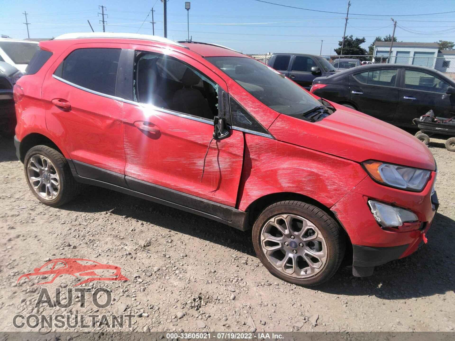 FORD ECOSPORT 2019 - MAJ6S3KL7KC302955