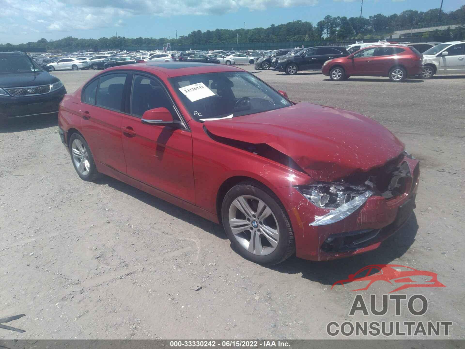 BMW 3 SERIES 2016 - WBA8E3G50GNU03946