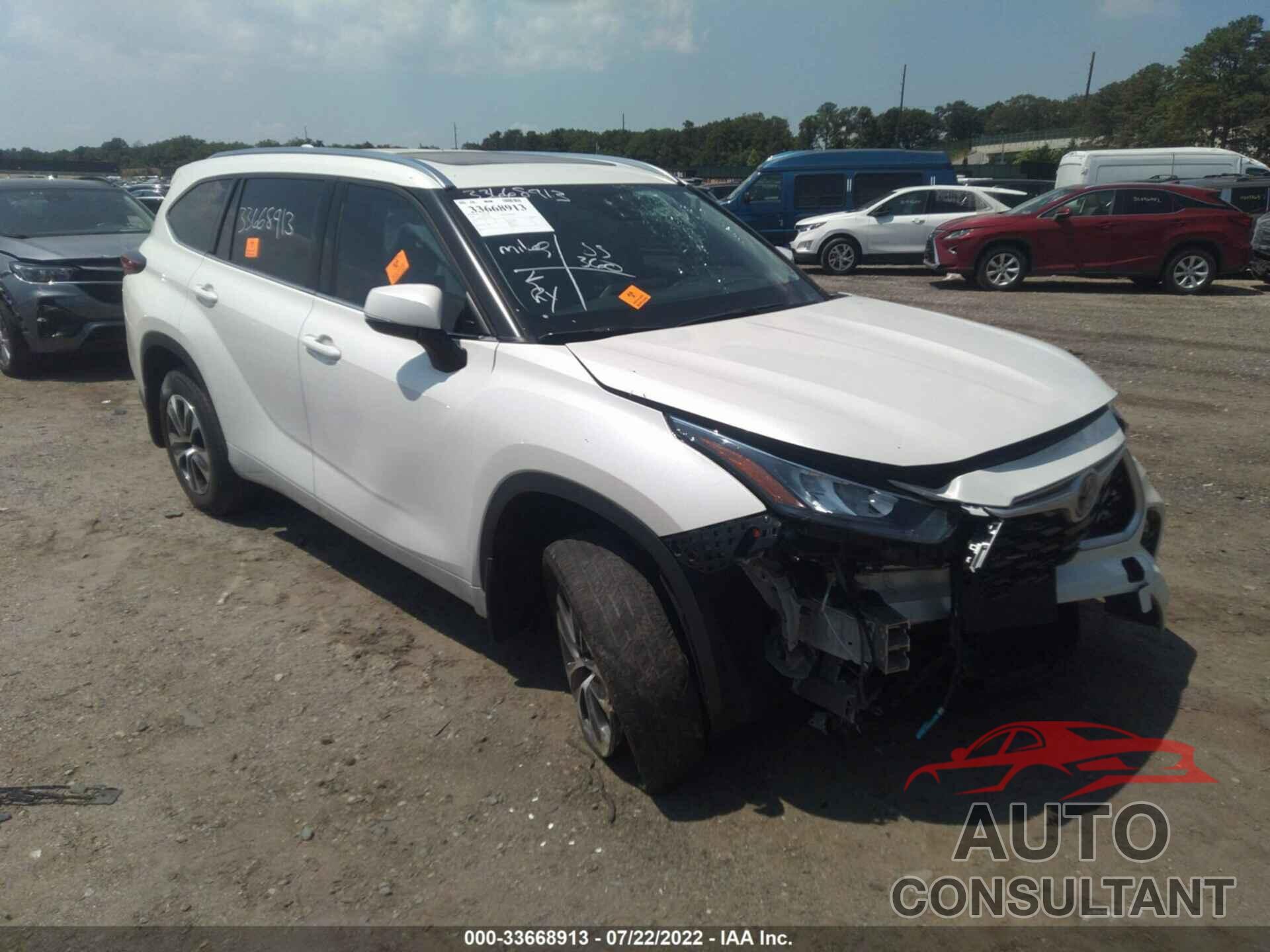 TOYOTA HIGHLANDER 2020 - 5TDGZRBH9LS505953