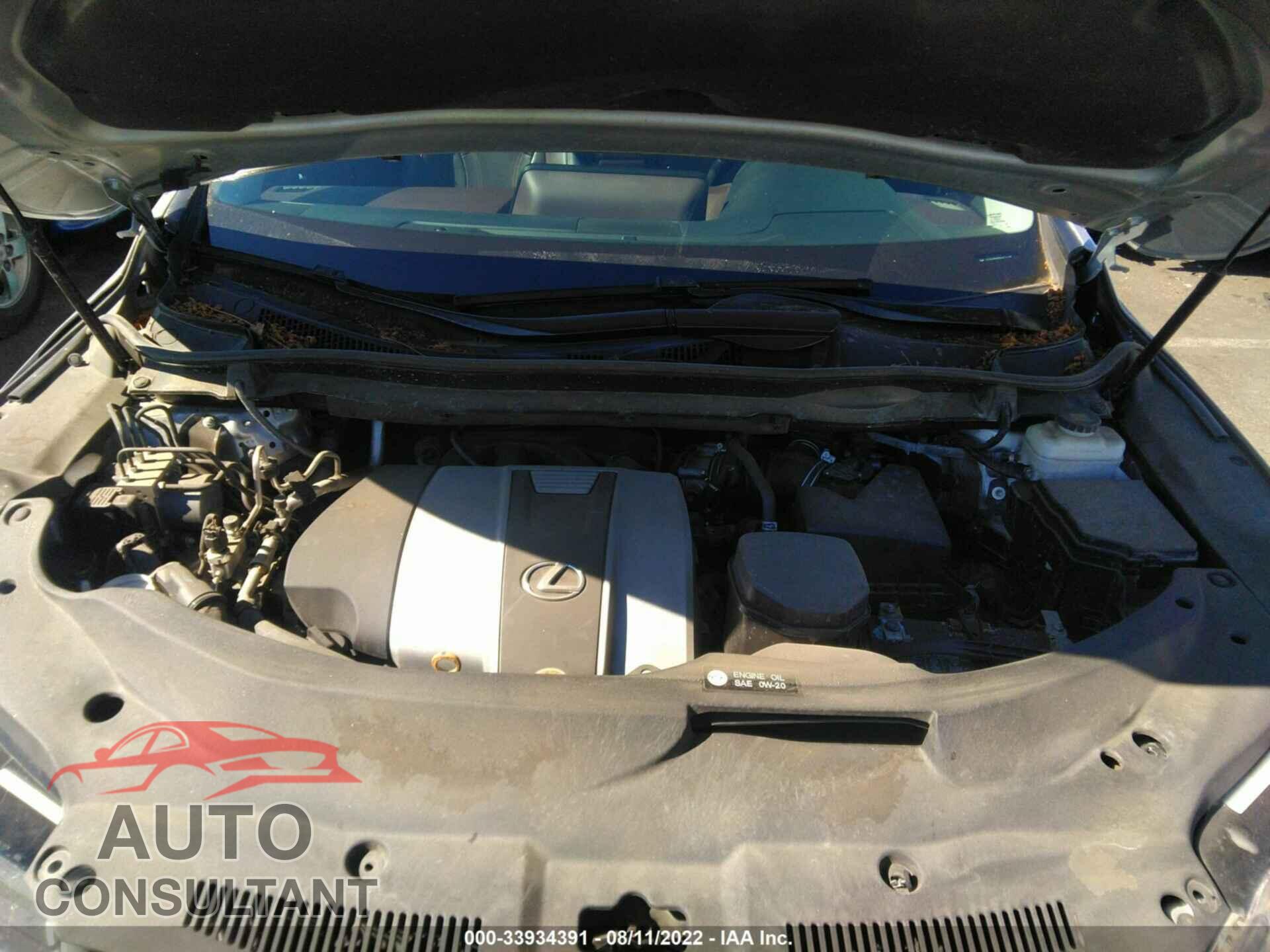 LEXUS RX 2017 - 2T2ZZMCA0HC077778