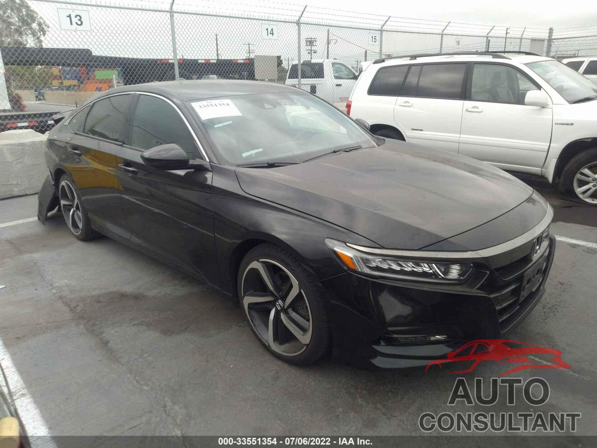 HONDA ACCORD SEDAN 2019 - 1HGCV1F37KA126215