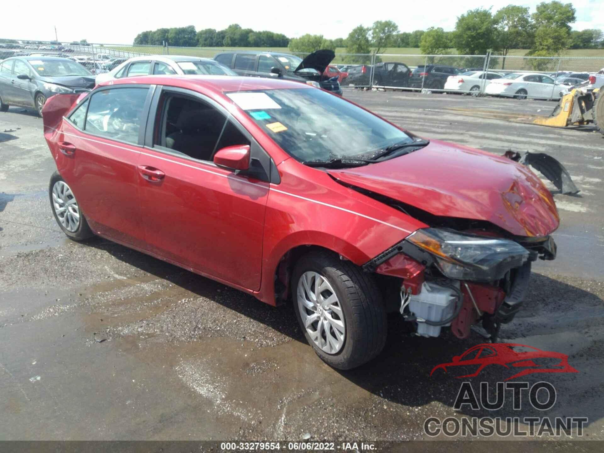 TOYOTA COROLLA 2019 - 2T1BURHE5KC210829