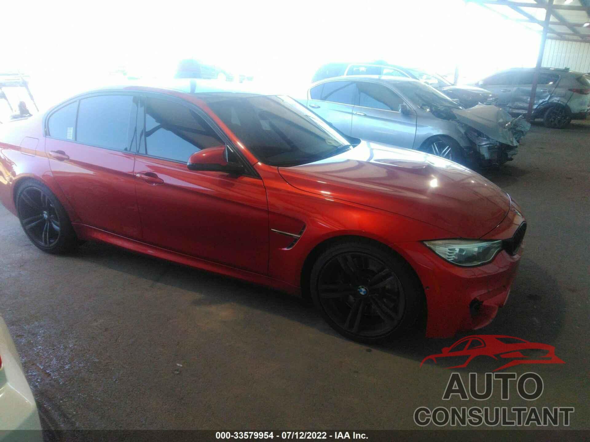 BMW M3 2016 - WBS8M9C51G5D30483